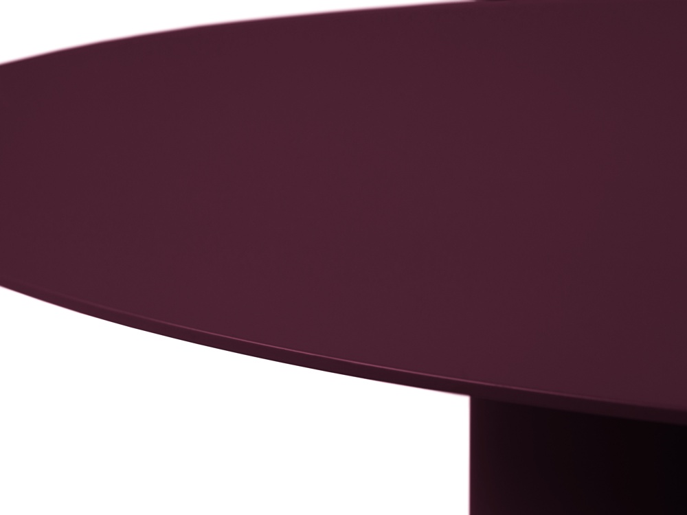 Cosmopolitan Design Couchtisch Iseo Burgundfarben