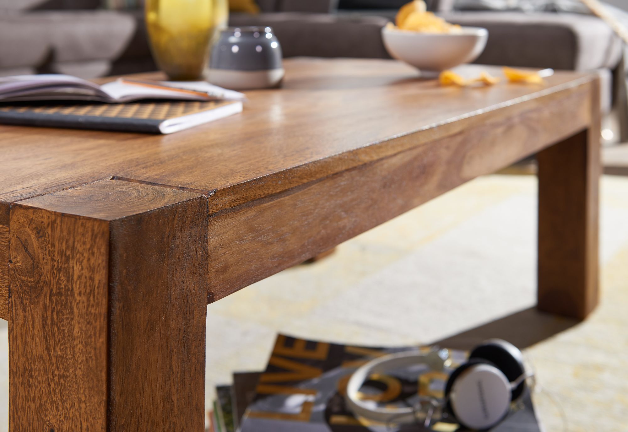 Couchtisch Bremanger Sheesham Massivholz