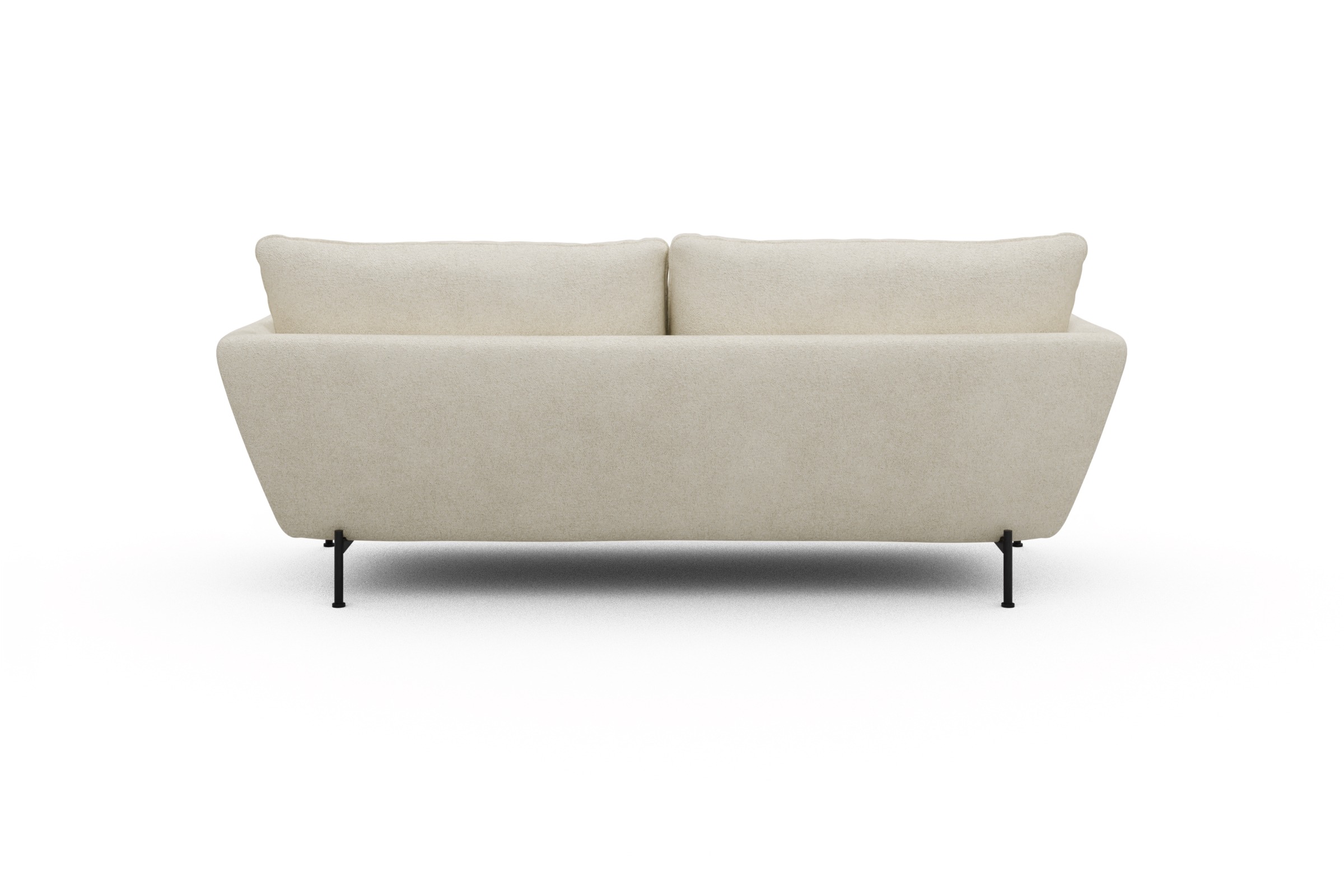 Sofa Anton 3-Sitzer Boucle-Off-White