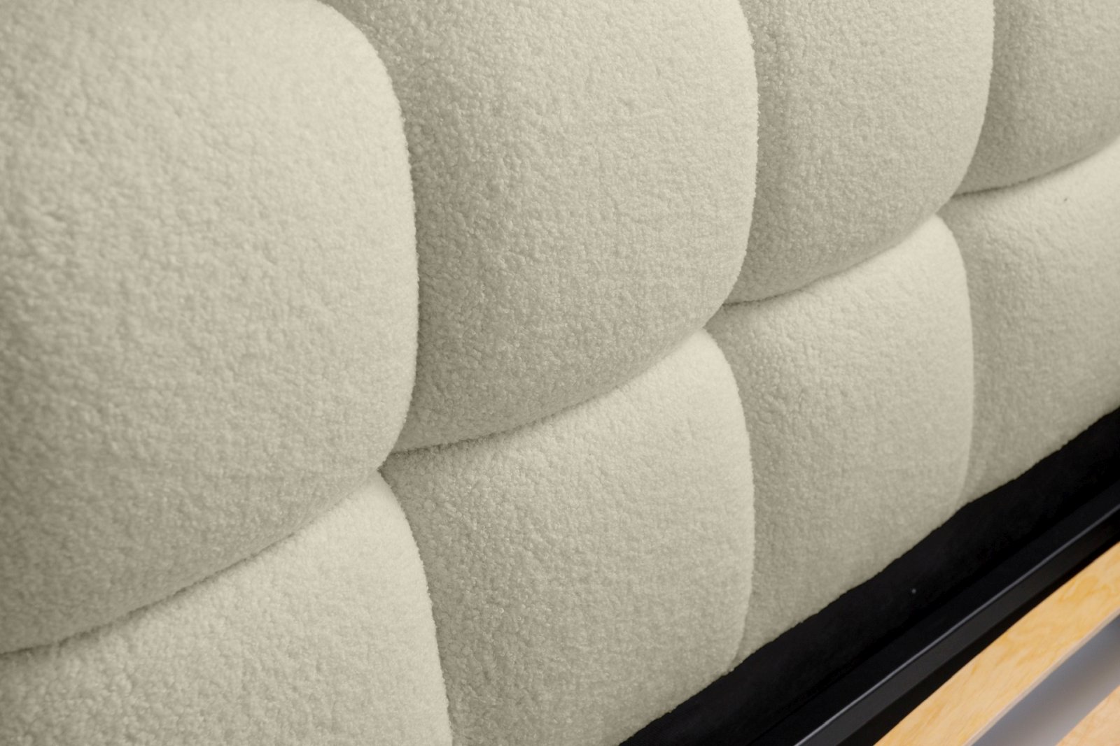 Polsterbett Vento-Slim Boucle 160x200 mit Metallrahmen Quelle 03