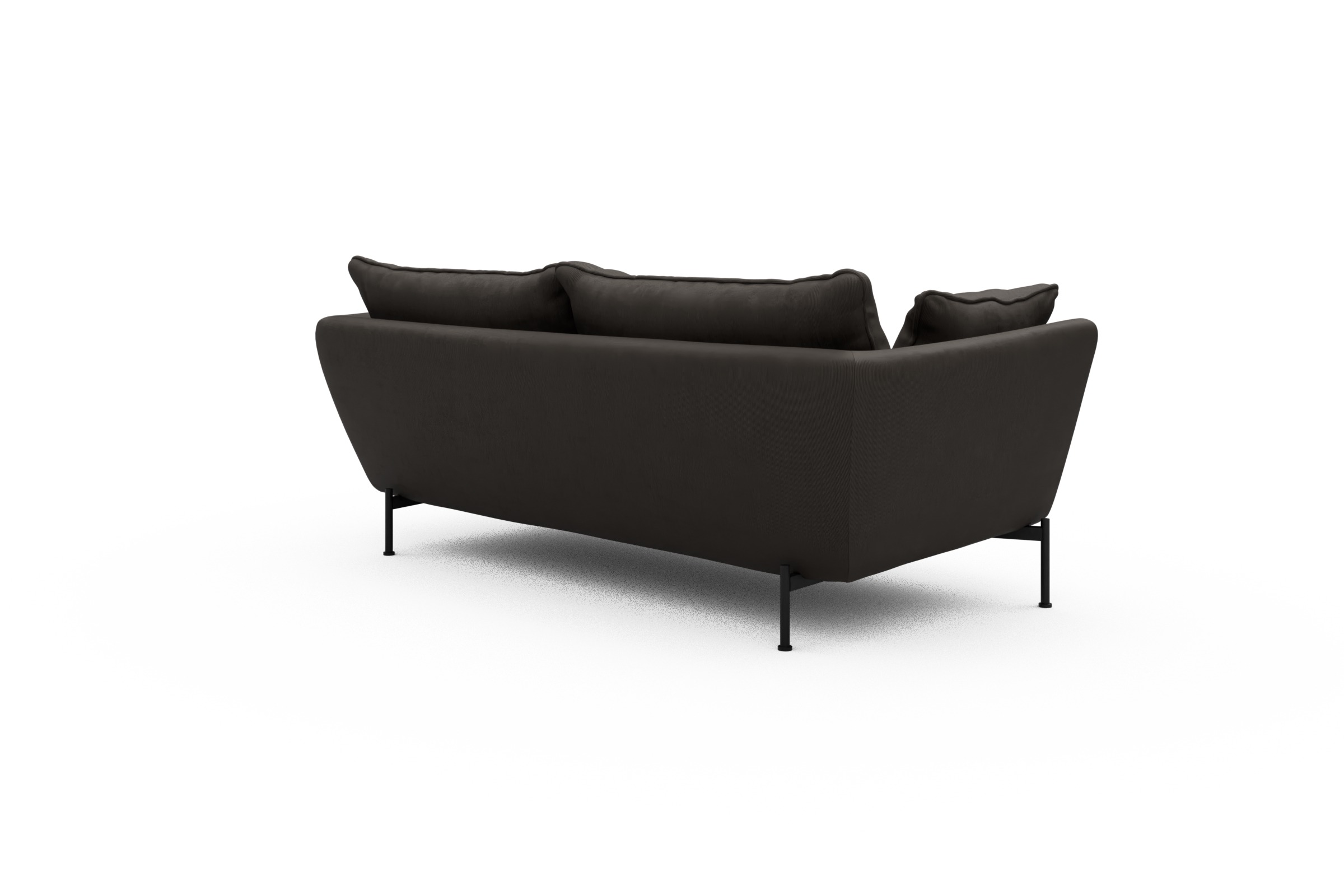 Sofa Anton PREMIUM 2-Sitzer Cordufine-Taupe