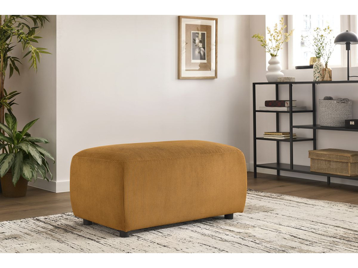 Bobochic Enjoy Pouf Cordsamt Gelb