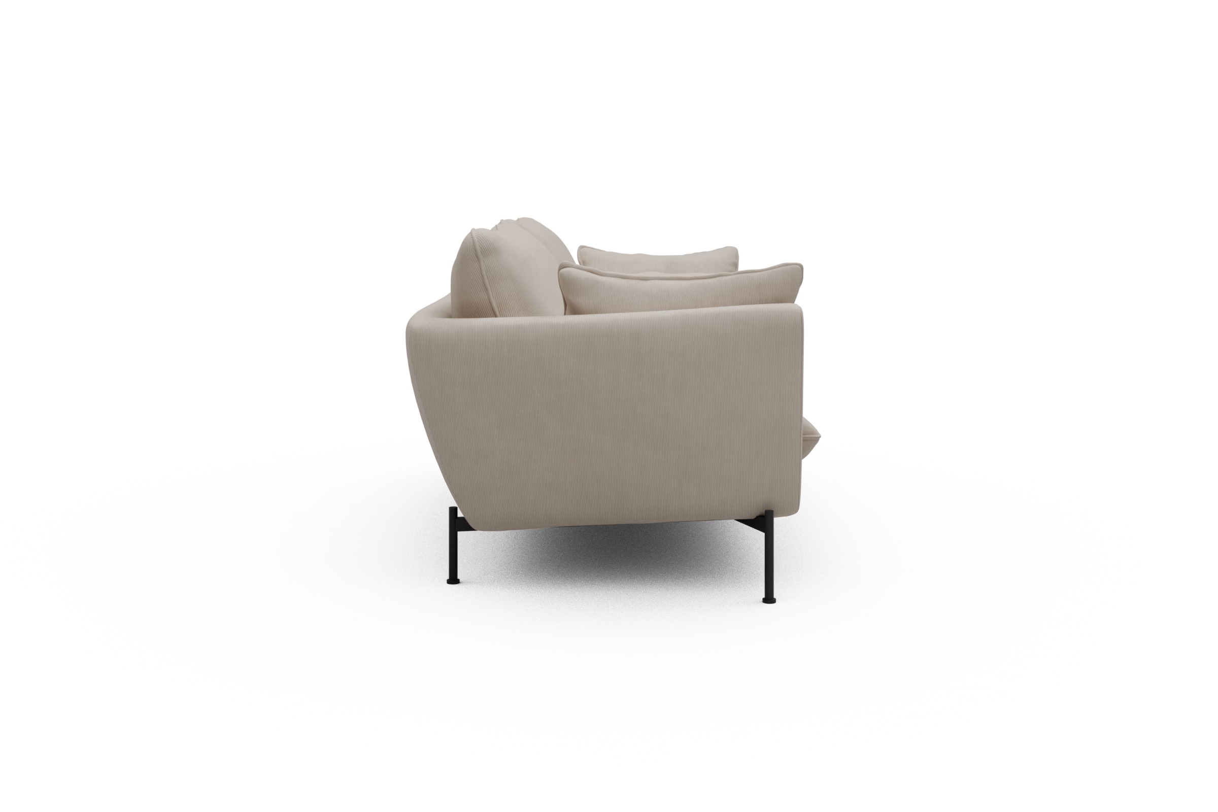 Sofa Anton 2-Sitzer Cordufine-Off-White