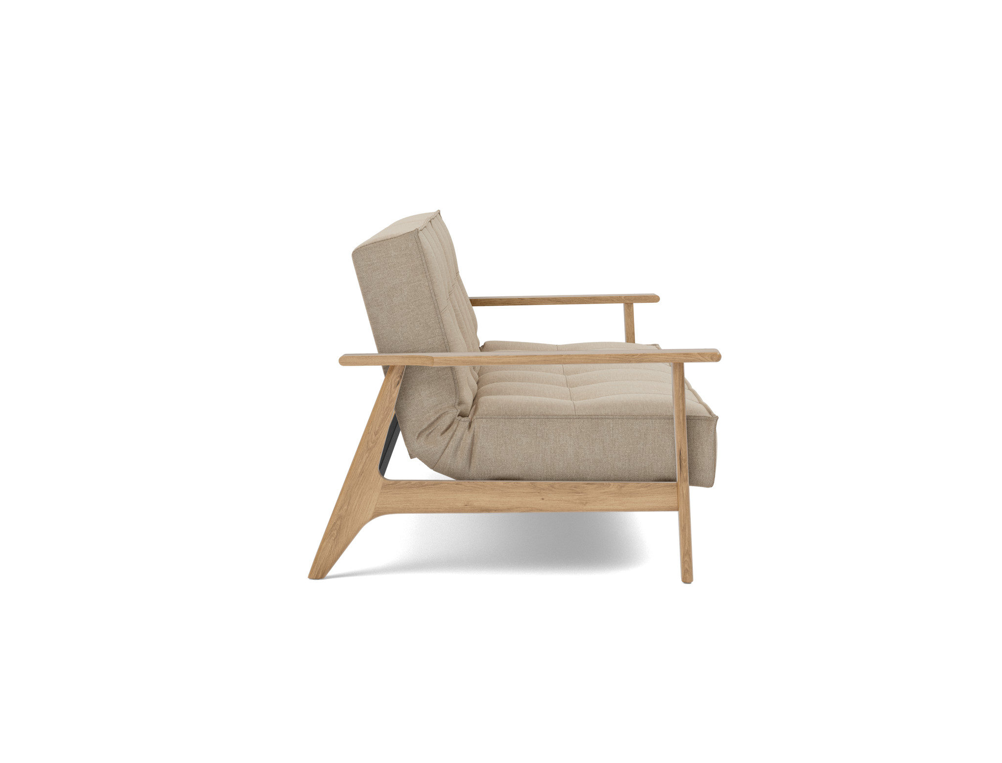 Schlafsofa Splitback Frej Flachgewebe Phobos 587-Mocha