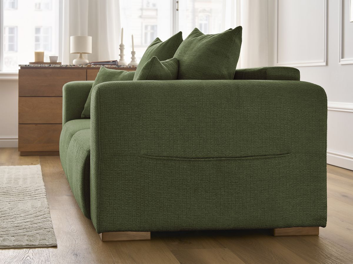 Bobochic Sidonie Sofa 2-Sitzer Melange-Stoff Grün