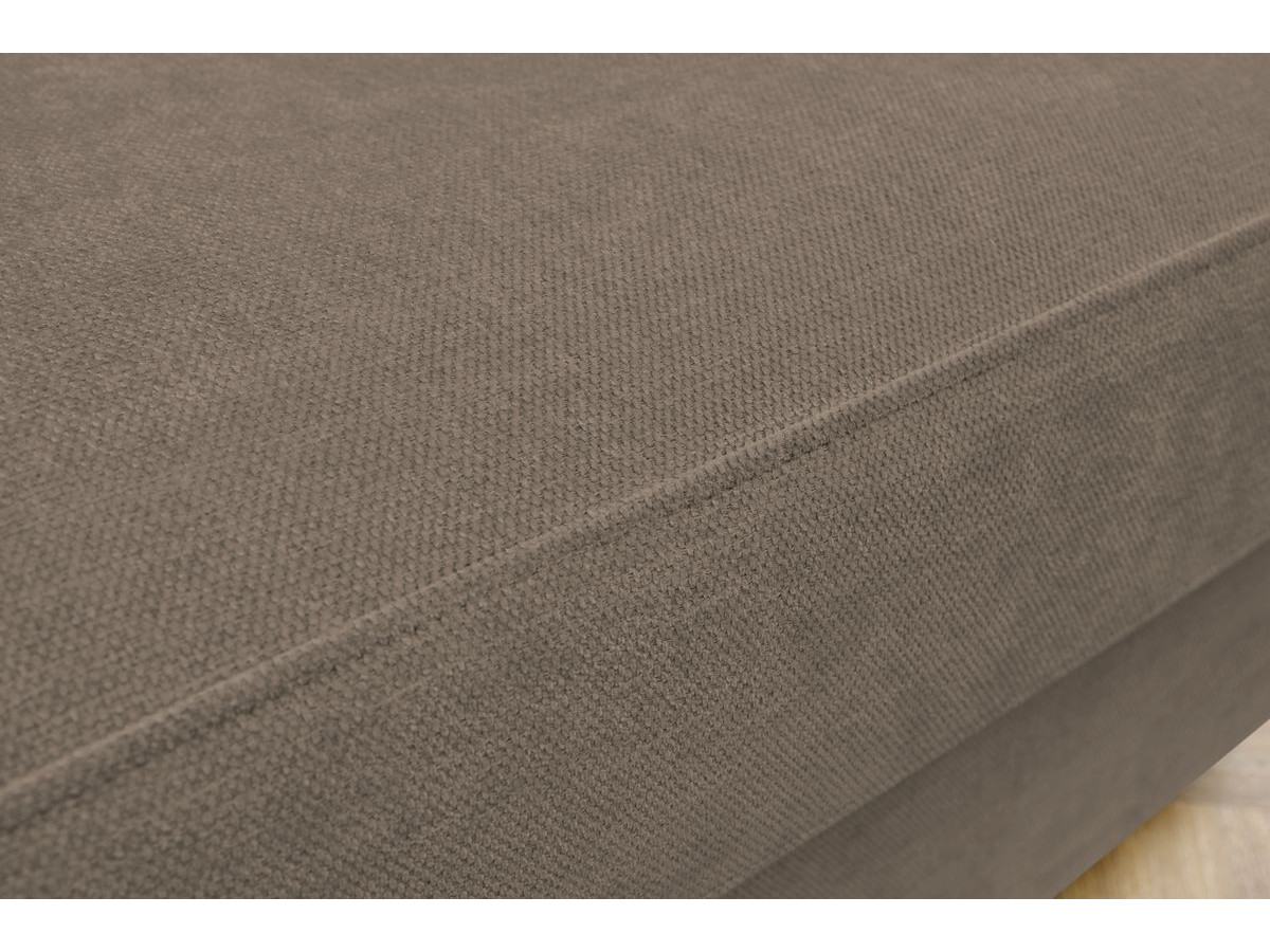 Bobochic Monaco Schlafsofa 3-Sitzer Stoff Braun, Liegefläche 160 × 190 cm