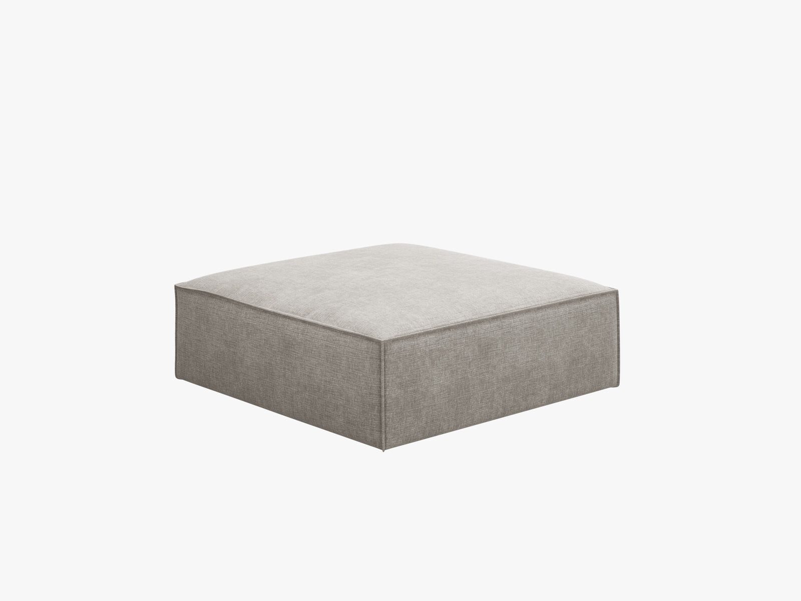Micadoni Hocker Kaelle 1-Sitzer Chenille Over The Horizon Hellgrau