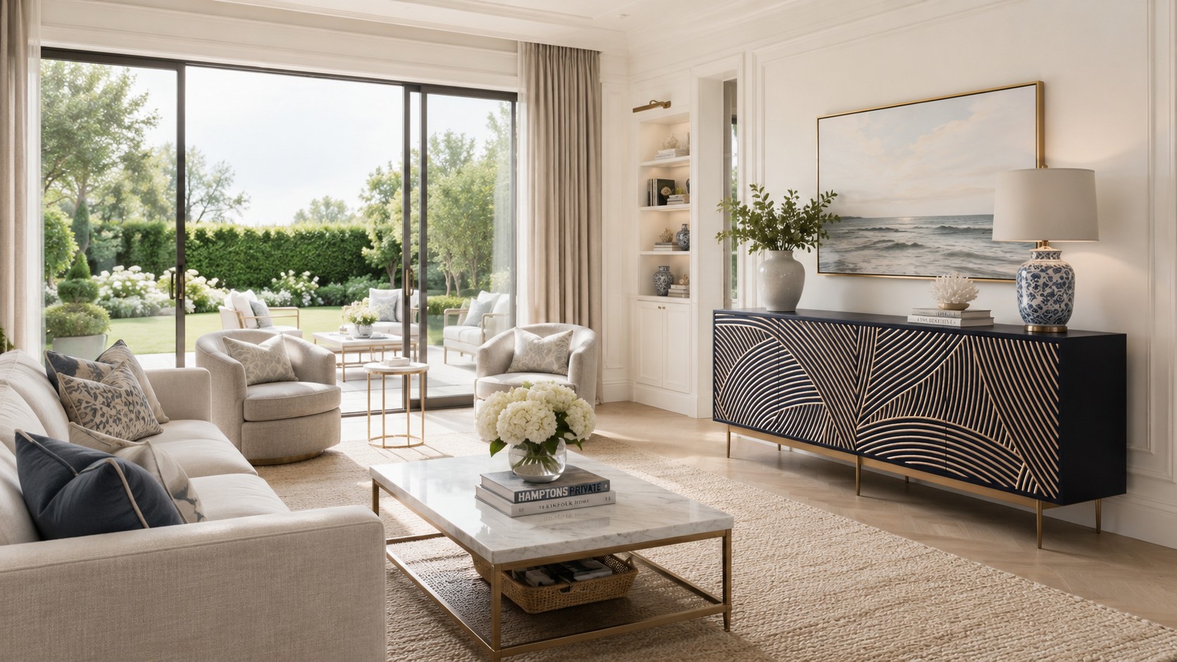 Livin Hill TV-Kommode Stilig Marineblau