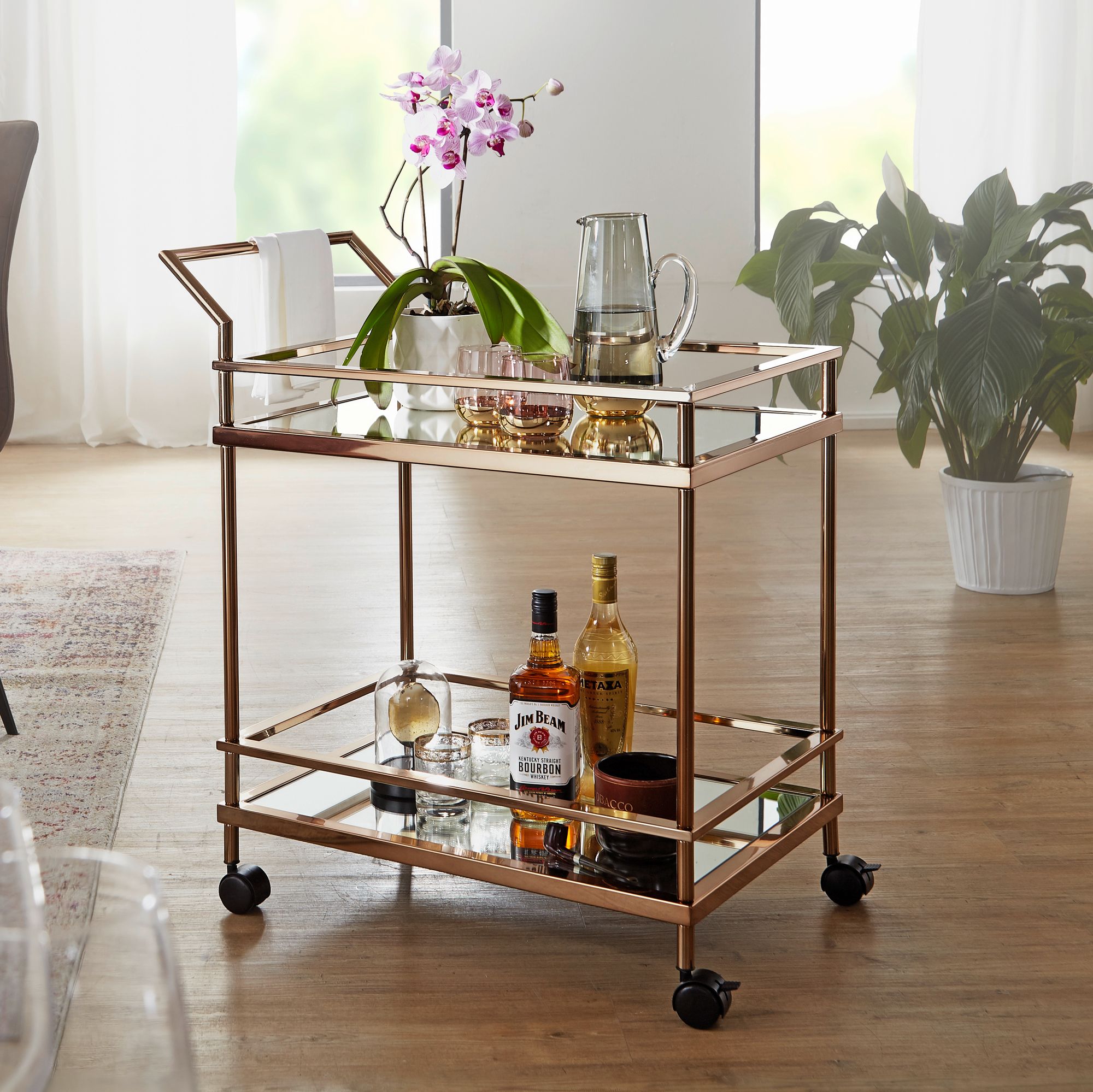Servierwagen Rindum Metall Gold 65,5 × 45 × 84 cm