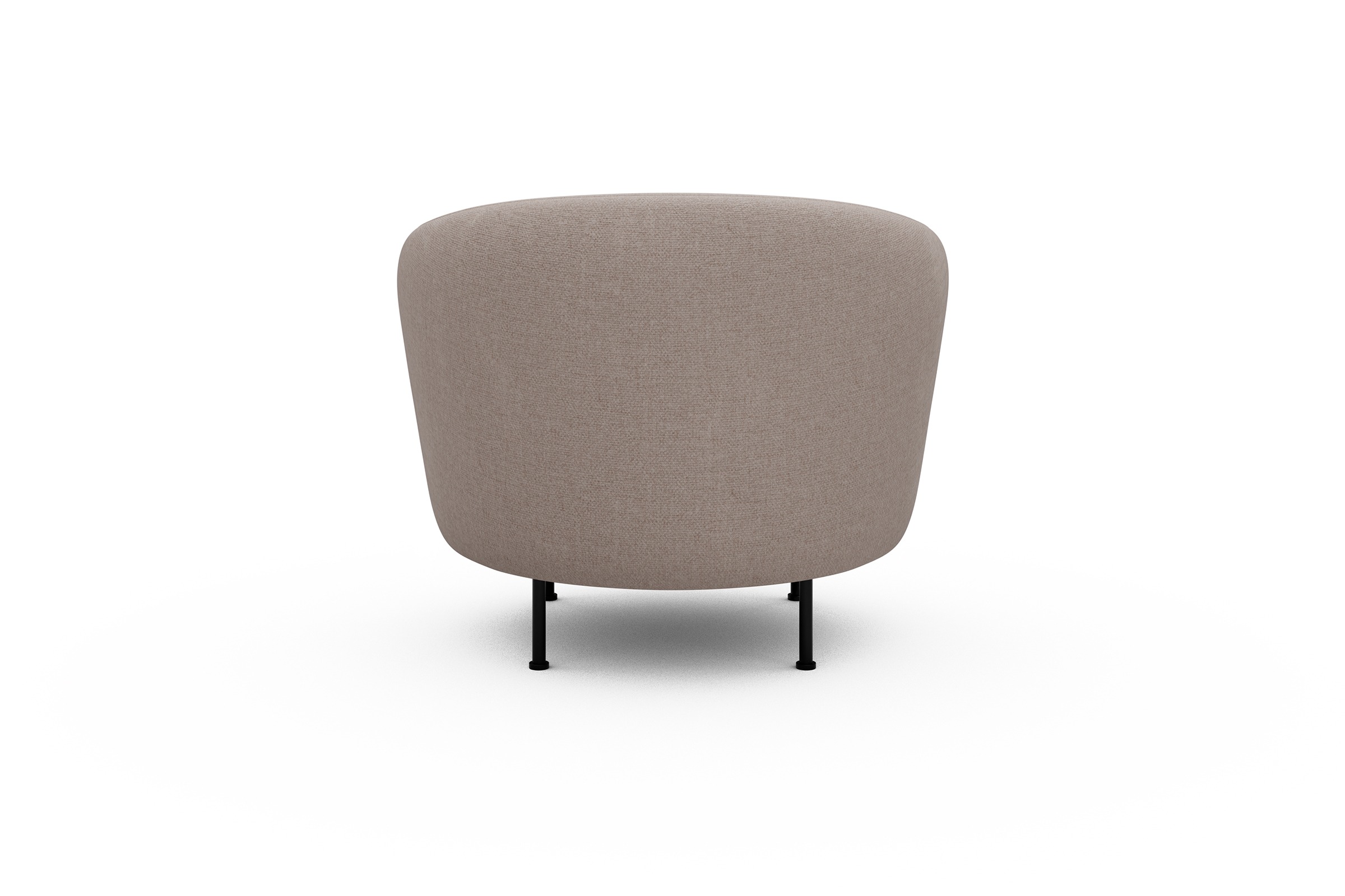 Sessel Ronda Metallbeine Schwarz Weda-Sand