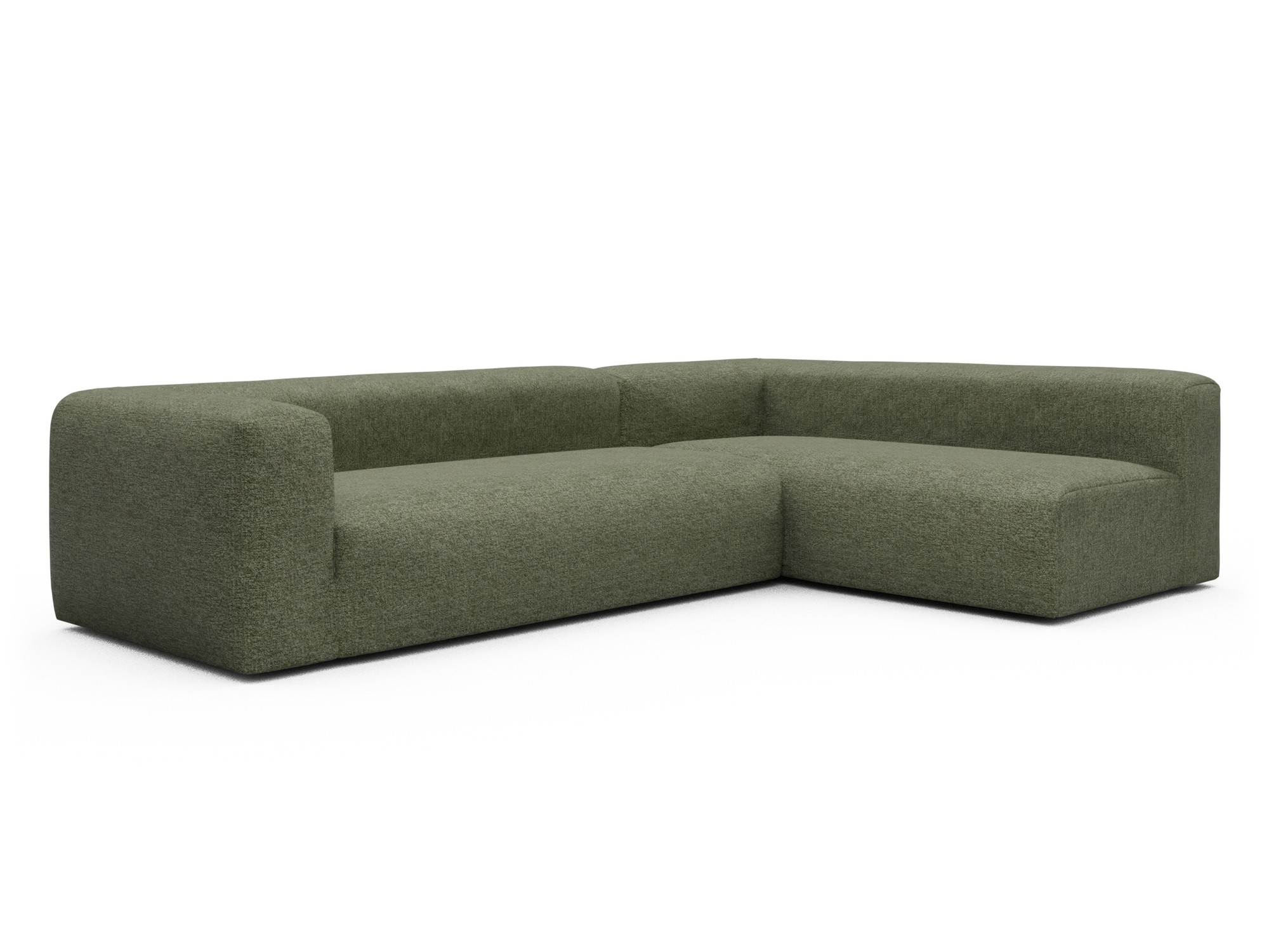 Skandi Home Ecksofa Fred 2x 2,5-Sitzer rechts offen Carreno-Vivid-Green moebelfaktor