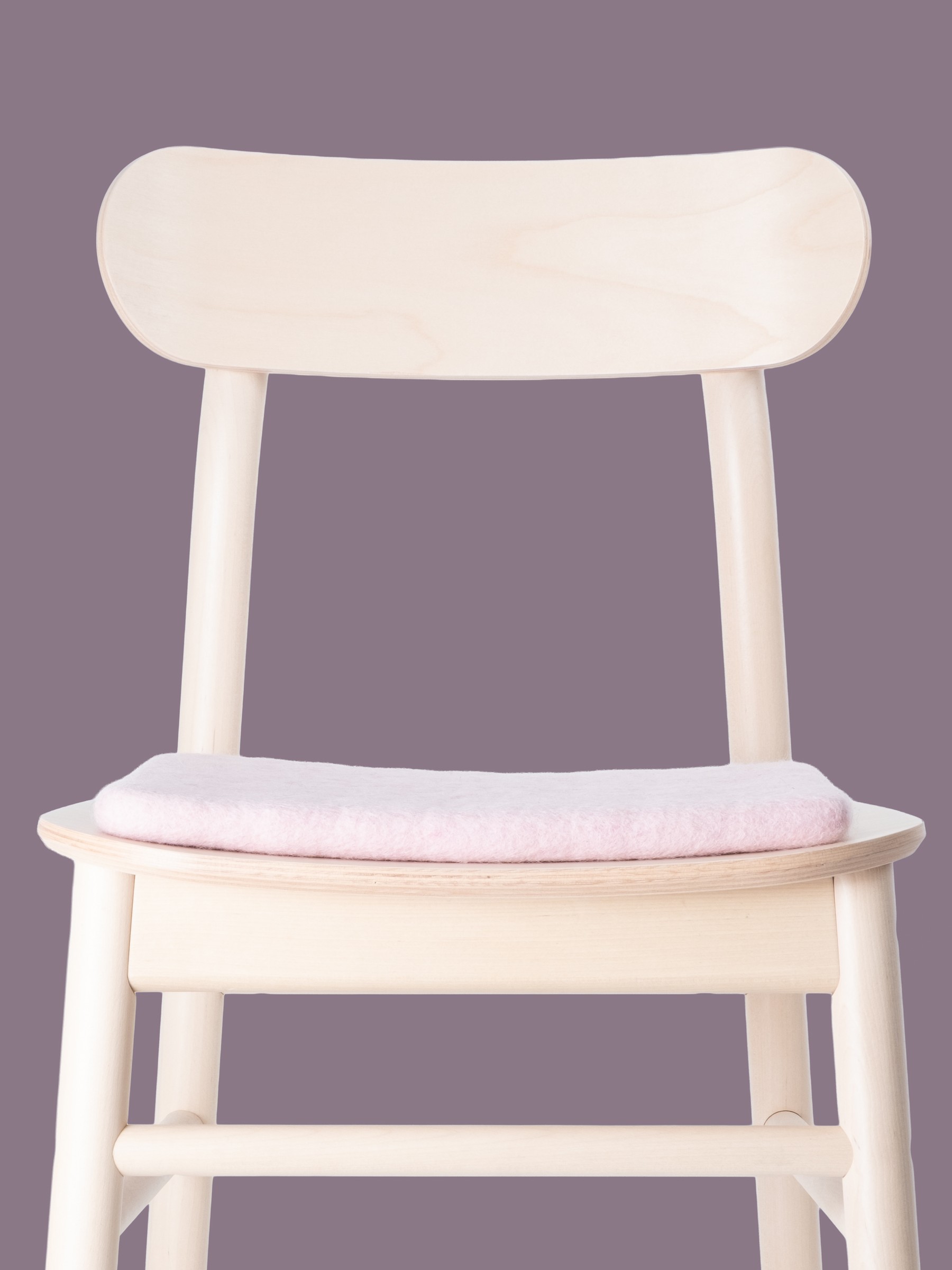 myfelt Mona Filz-Sitzauflage Zartrosa 36 x 36 cm