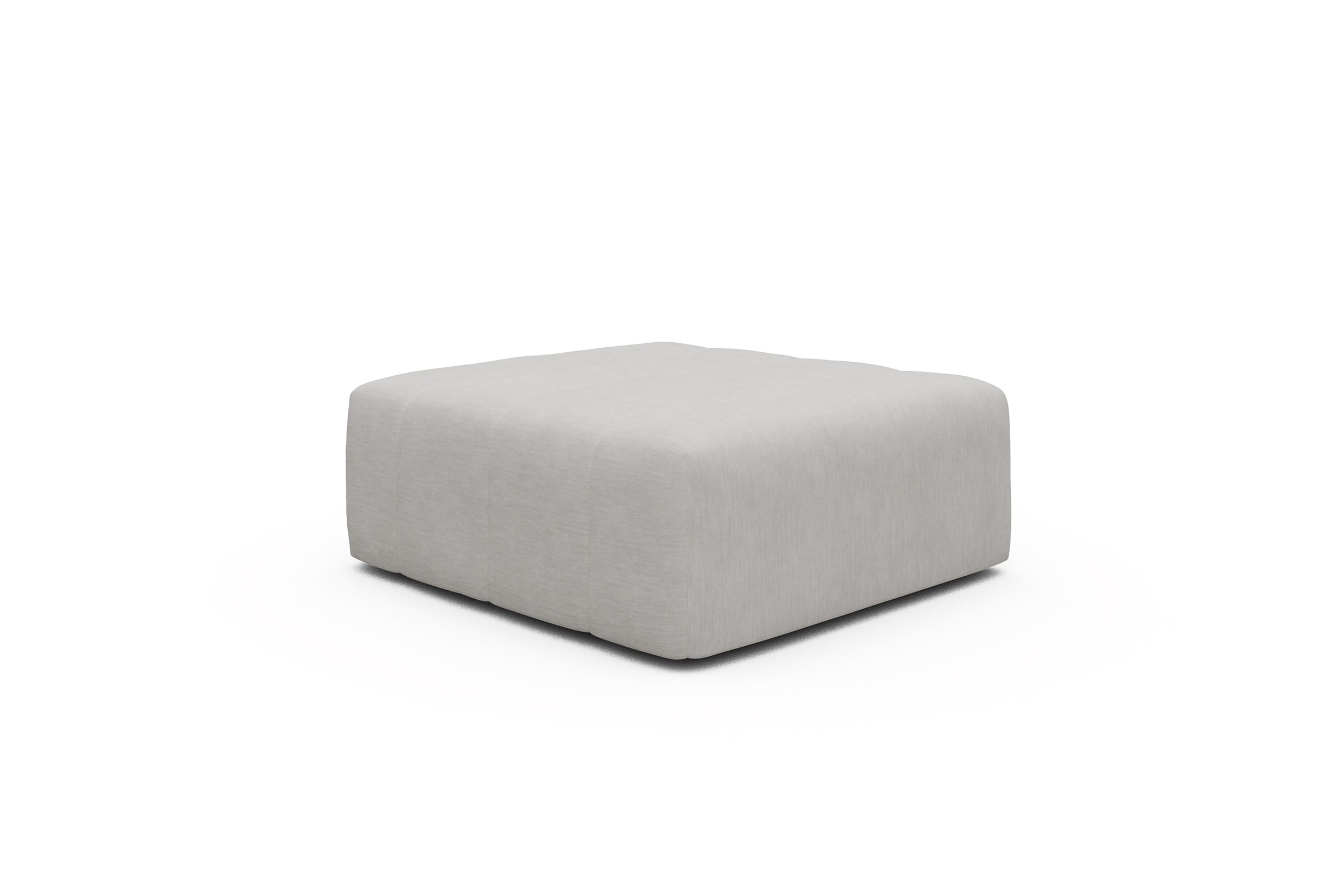 Sitzhocker Hugo Ottomane Vivus-Dusty-Off-White