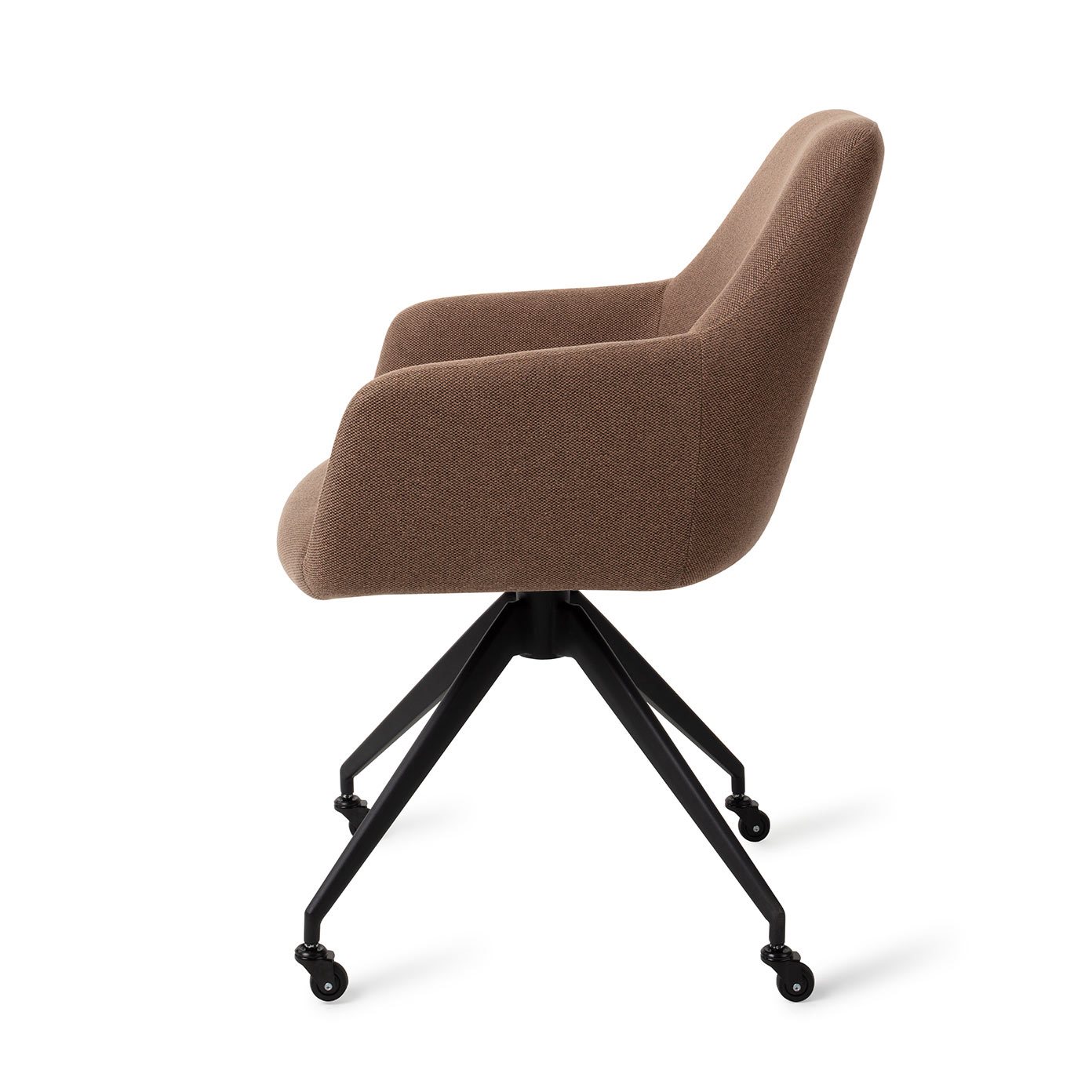 Jesper Home Esszimmerstuhl Hiroo Rustic Rye Glide Schwarz