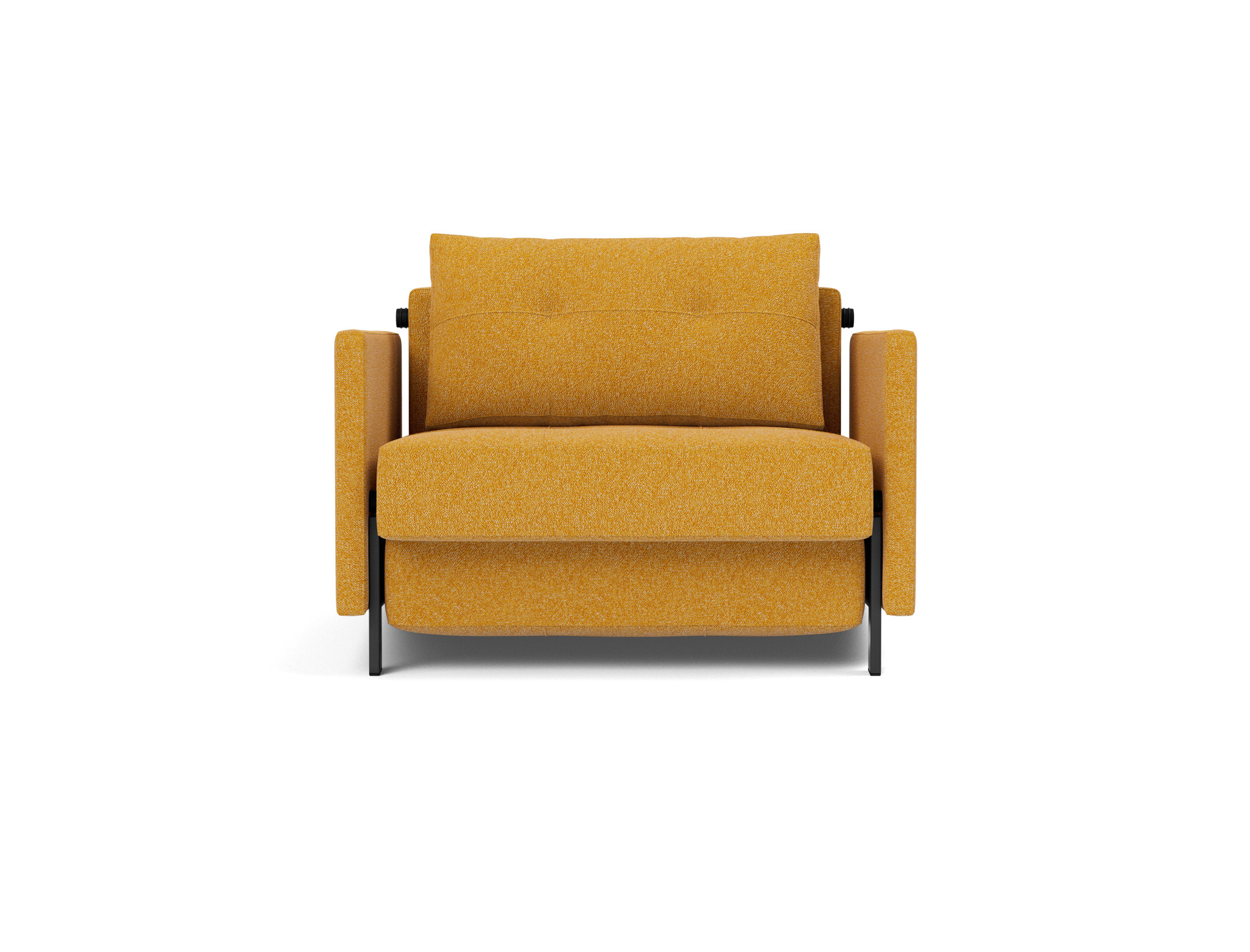 Schlafsessel Cubed 90 mit Armlehnen Boucle Skandi 536-Ochre