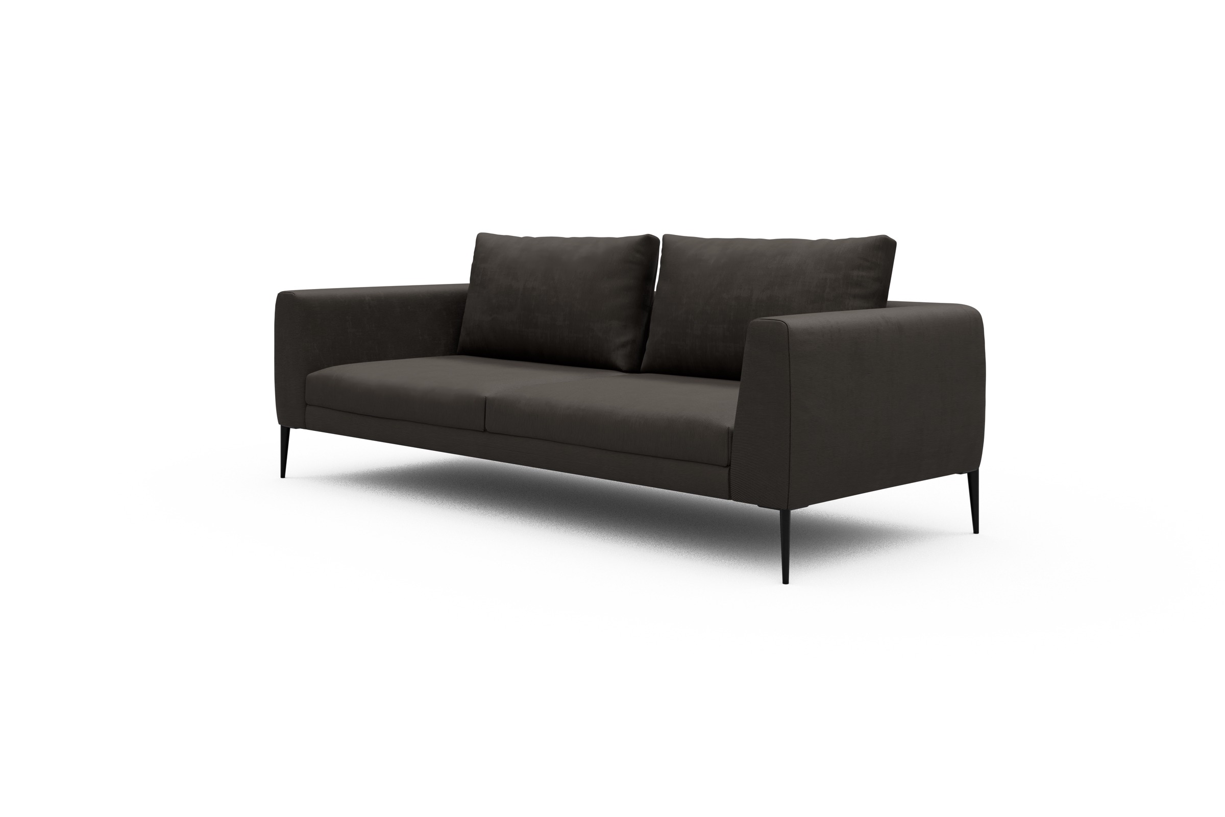 Sofa Paul 3-Sitzer Cordufine-Taupe