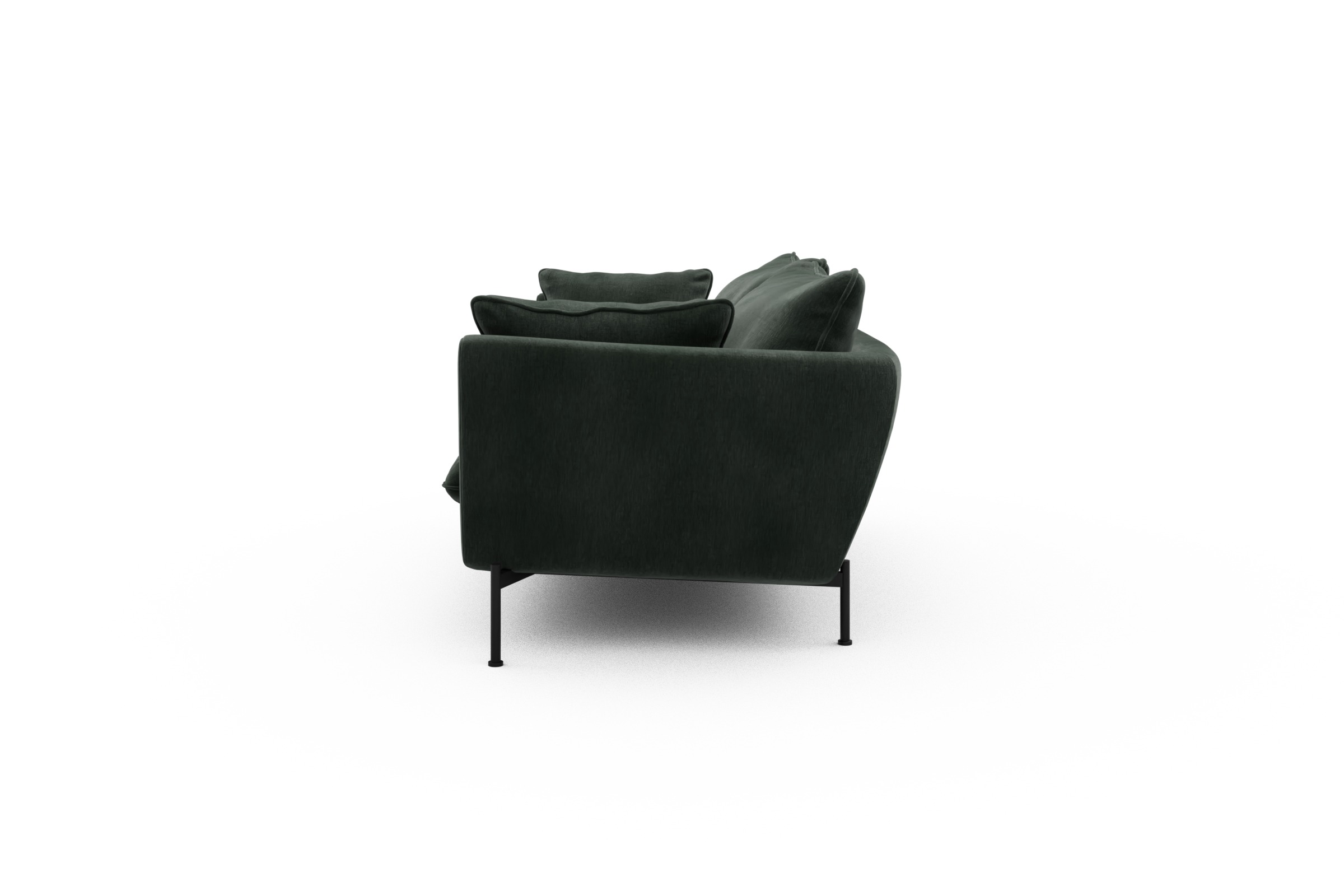 Sofa Anton PREMIUM 2-Sitzer Smooth-Laurel-Green