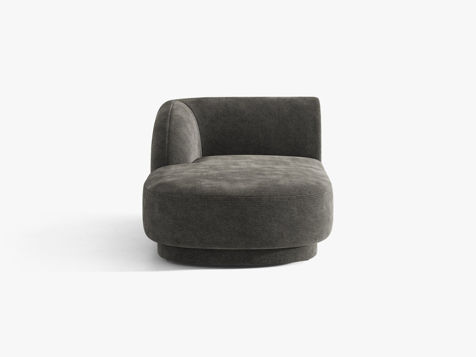 Micadoni Modul Miley 2-Sitzer Chenille Eden Dunkelgrau Links