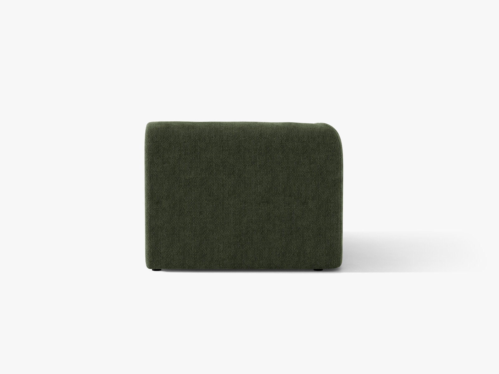 Micadoni Eckmodul Miley 1-Sitzer Chenille Eden Grün Links
