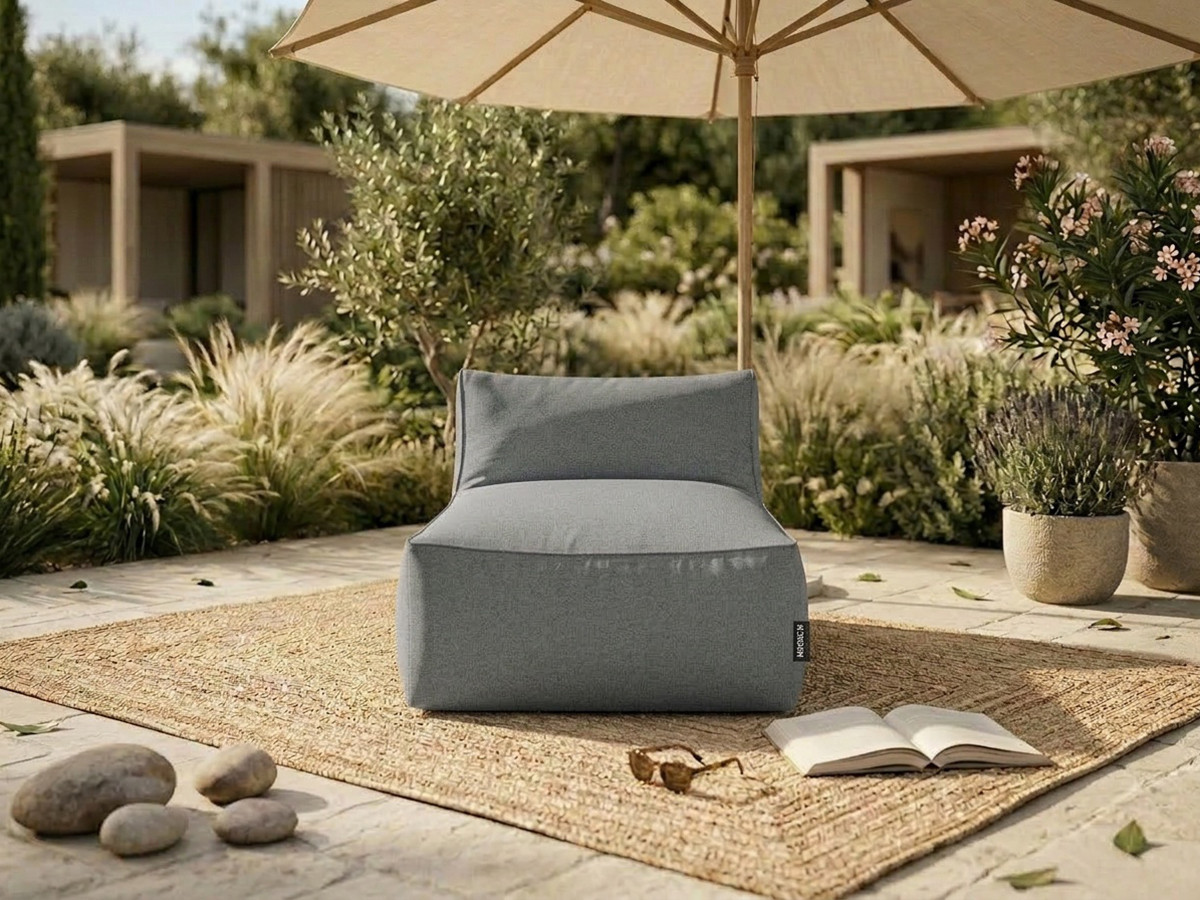 Bobochic Riviera Méridienne-Modul Stoff Dunkelgrau