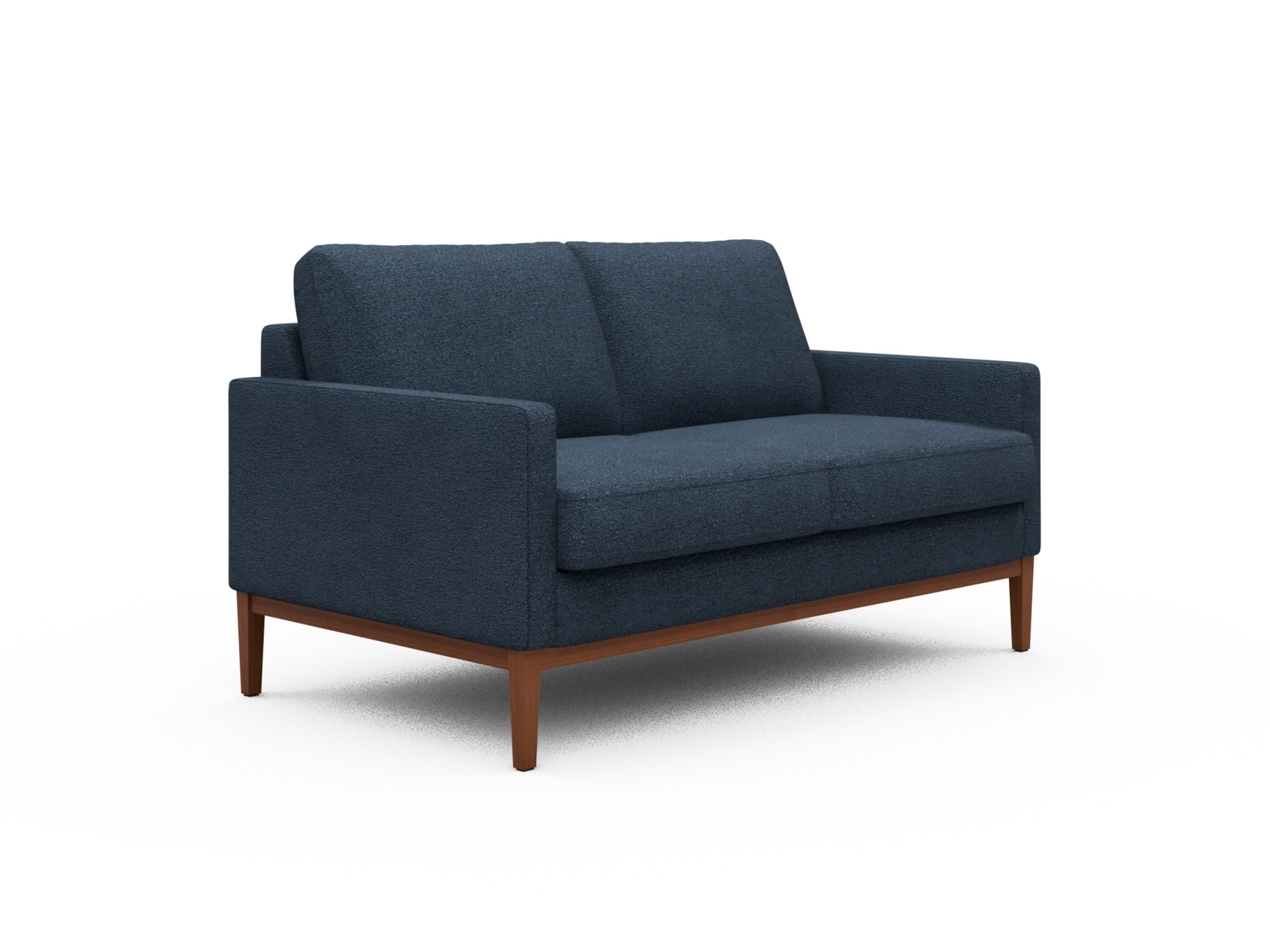 Skandi Home Sofa Bodo 2-Sitzer Boucle-Blue moebelfaktor