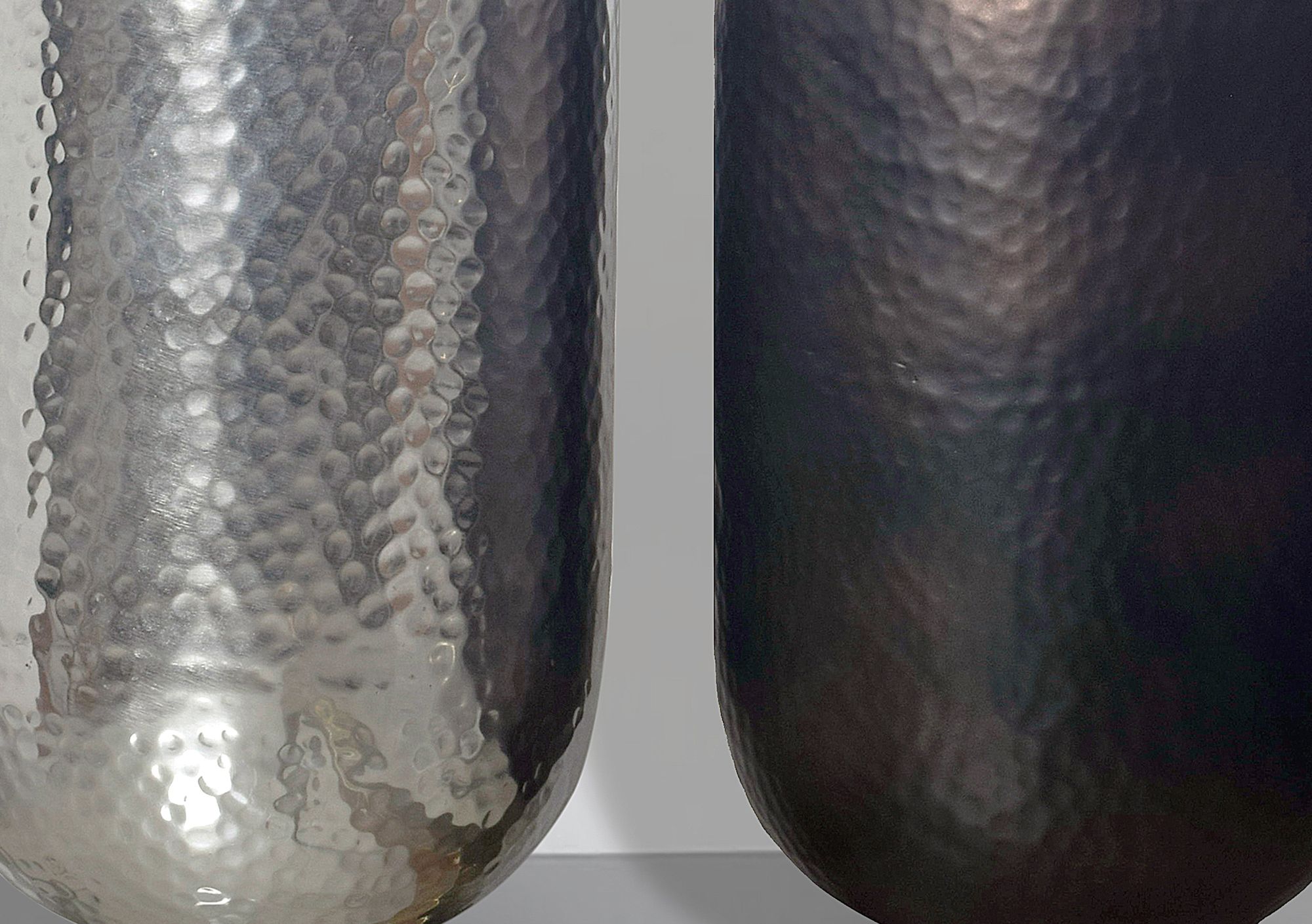 Tischvase Husnes Aluminium Silber