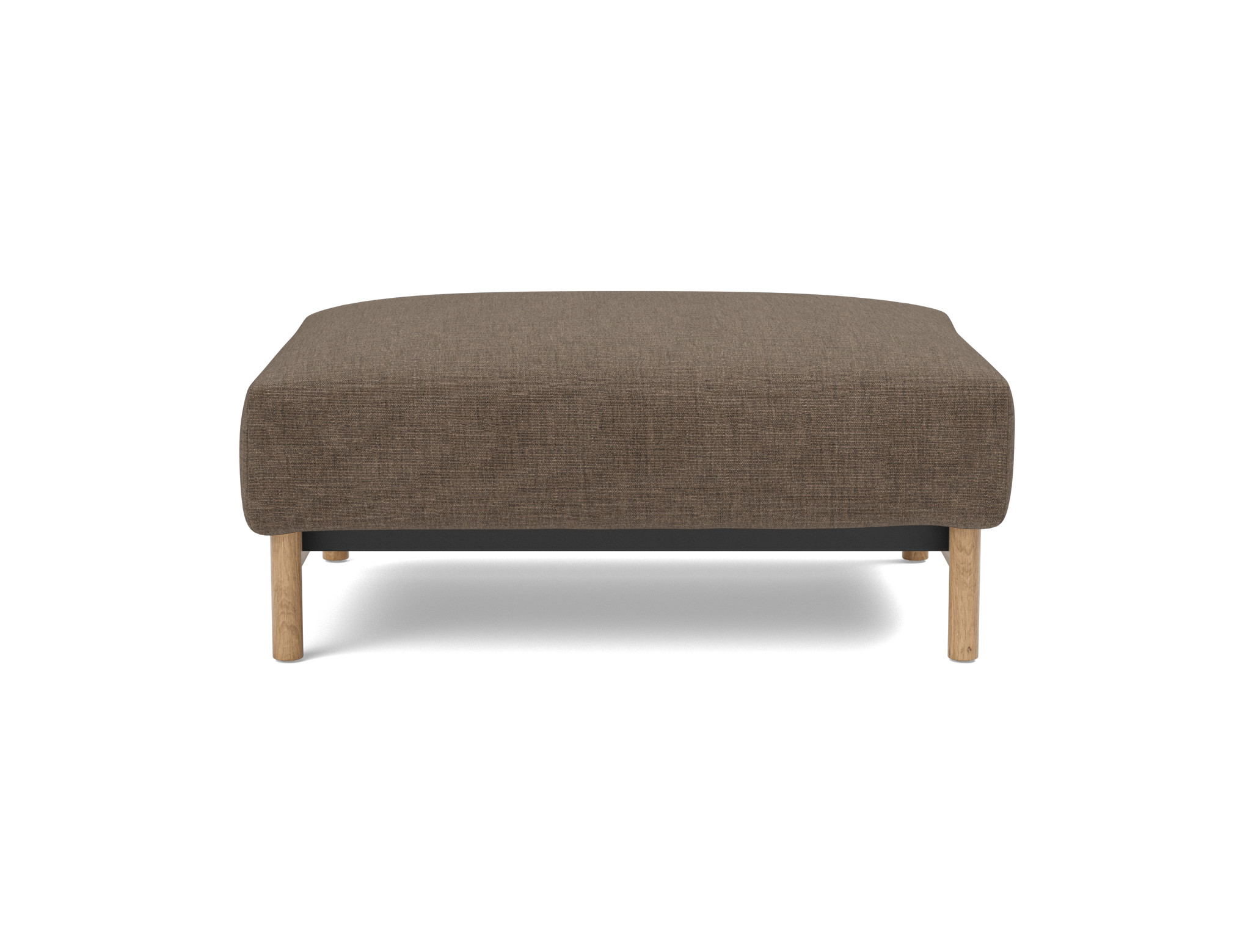 Hocker Malloy Chenille Esina 411-Cedar-Brown Beine Eiche