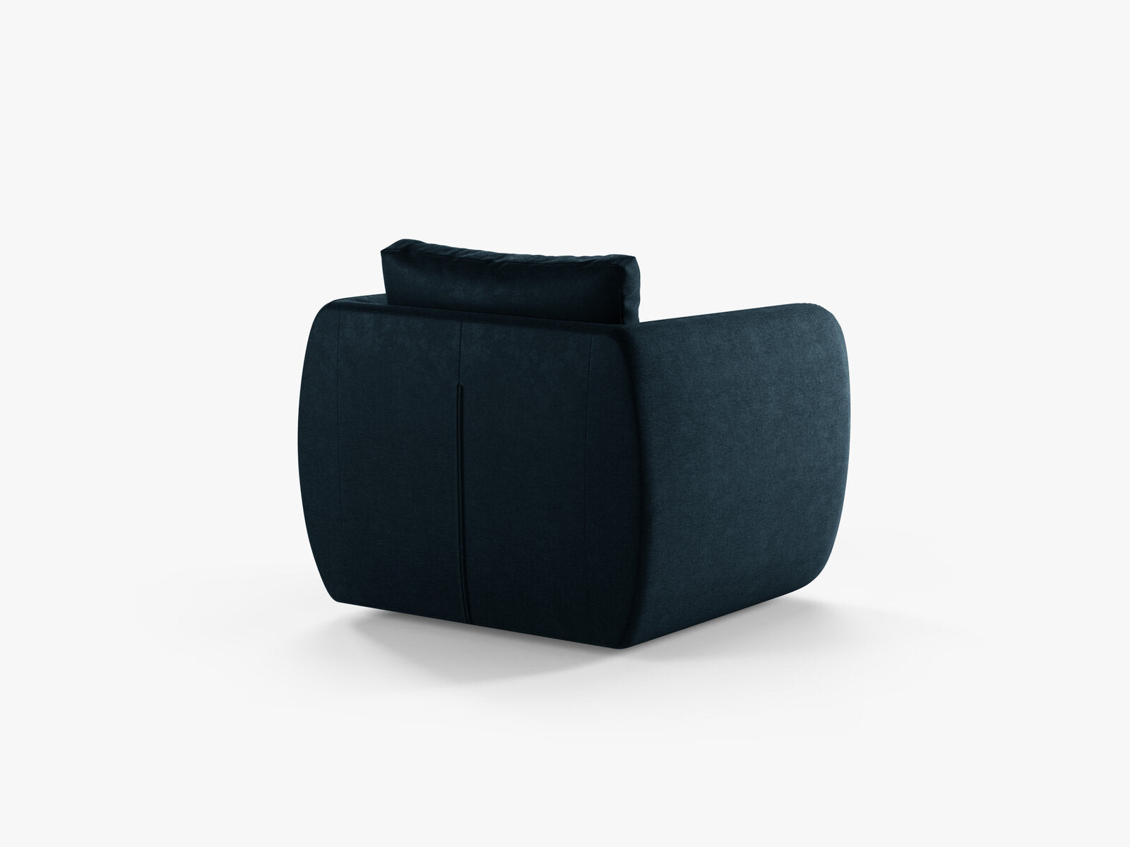 Micadoni Sessel Iga Strukturierter Stoff Wind Marineblau
