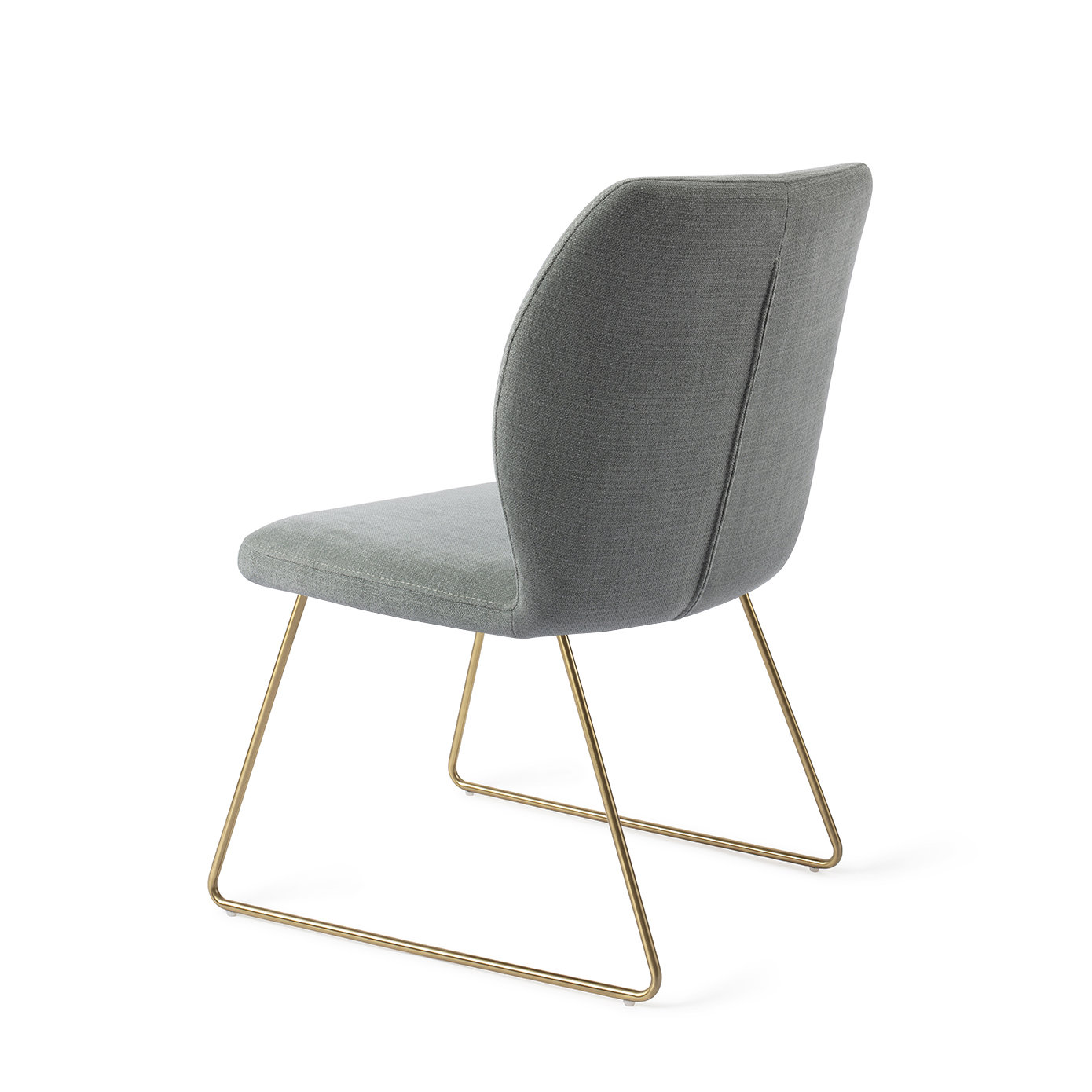 Jesper Home Esszimmerstuhl Ikata Breezy Blue Slide Gold