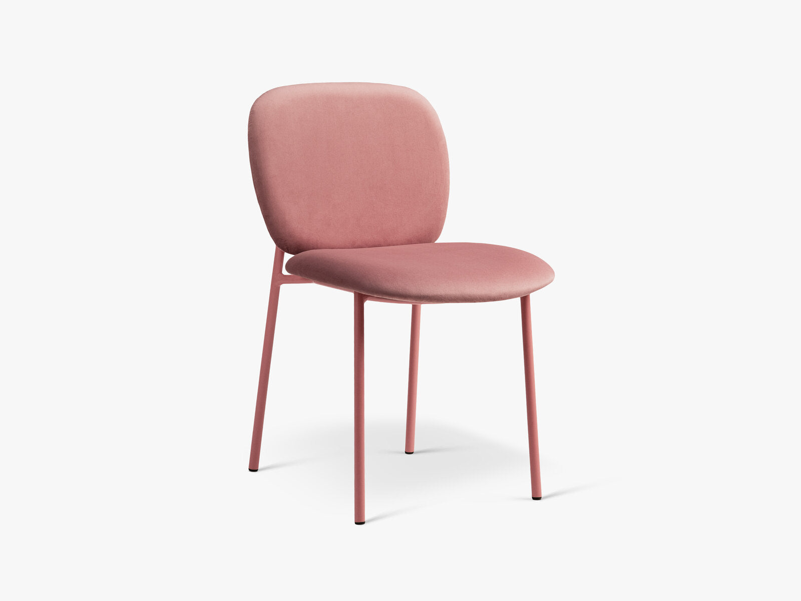 Micadoni Stuhl Caroline Samt Magic Velvet Rosa Flamingo