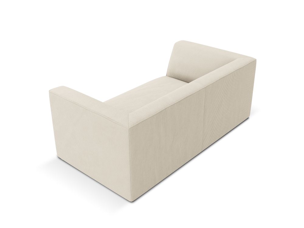 Cosmopolitan Design Sofa Siena 2-Sitzer Kord Scala Helles Beige