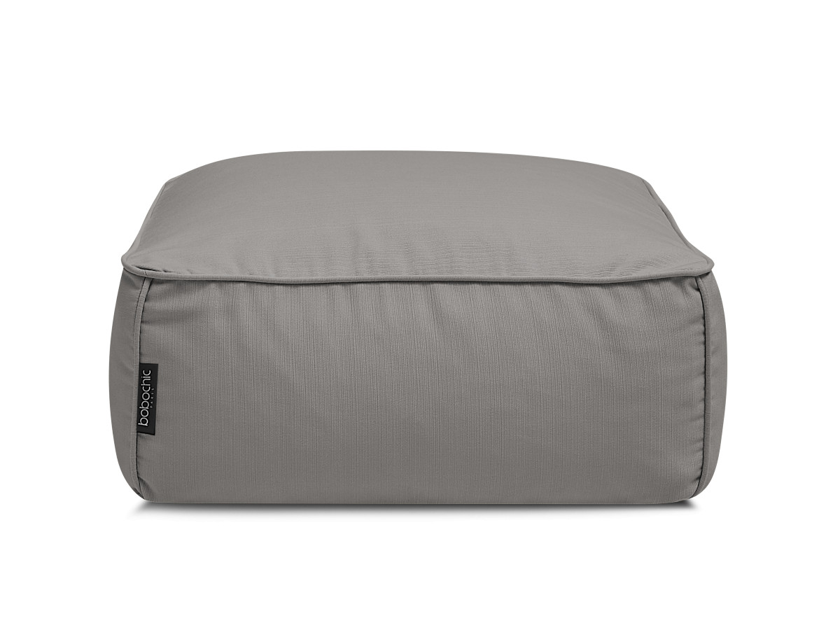 Bobochic Giulia Pouf Stoff Dunkelgrau