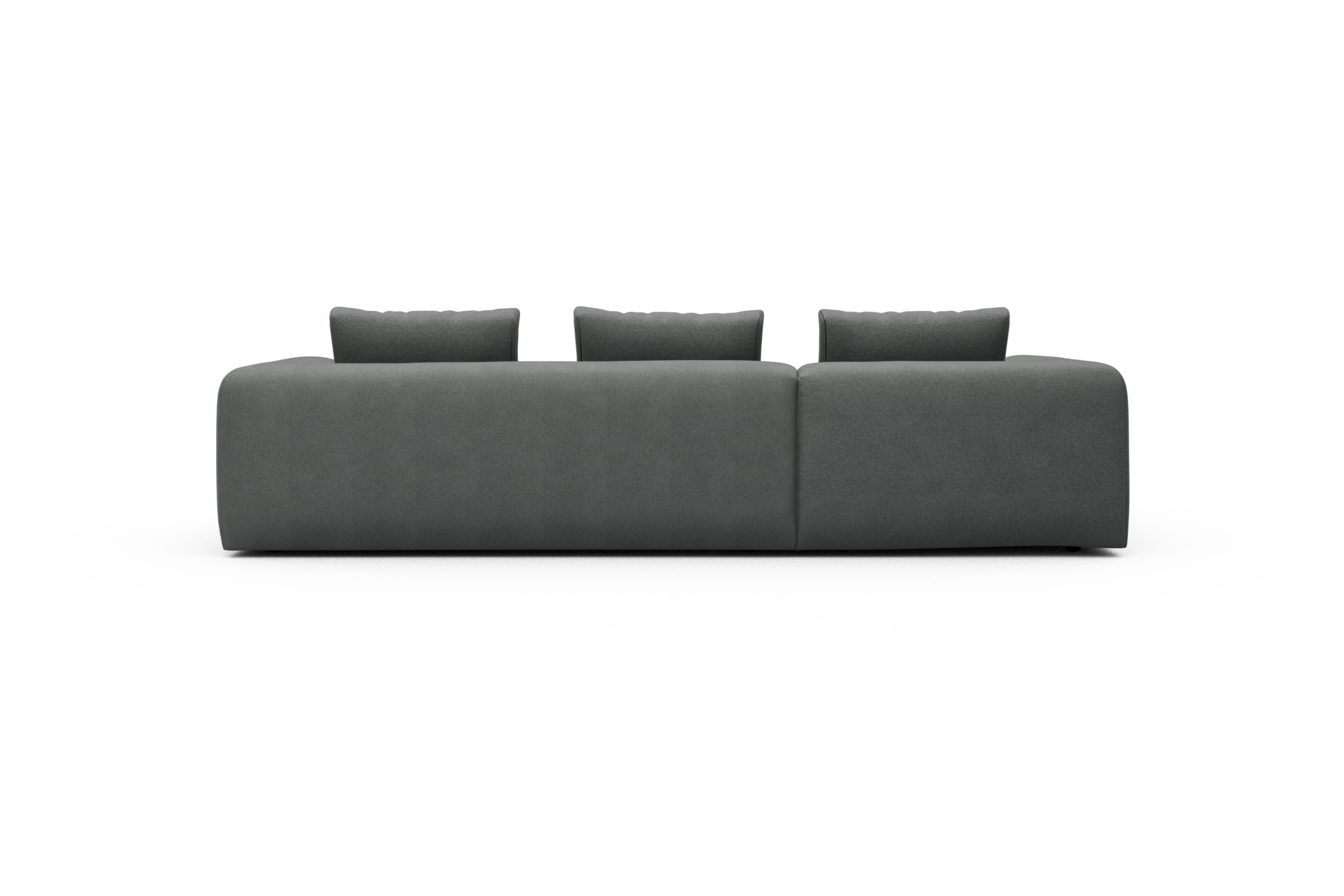 Ecksofa Fred Chaiselongue links mit 2,5-Sitzer Satya-Steel
