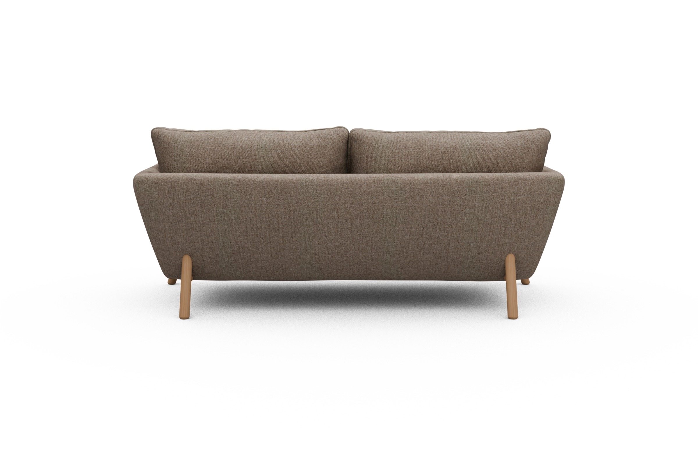 Sofa Emil 2-Sitzer Beinfarbe Eiche Natur Sama-Antelope