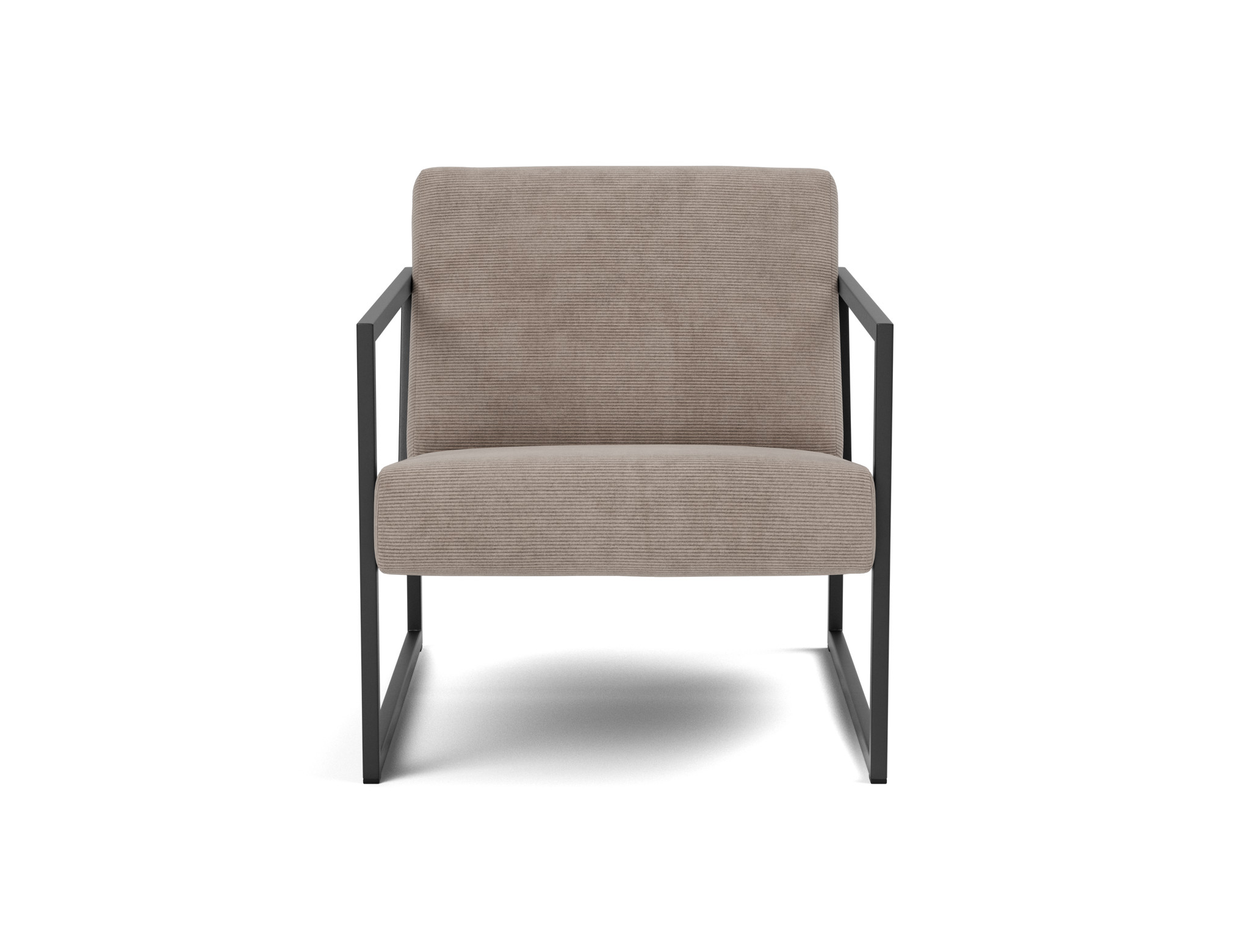 Sessel Vikko mit Armlehnen Kord Cordufine 318-Beige