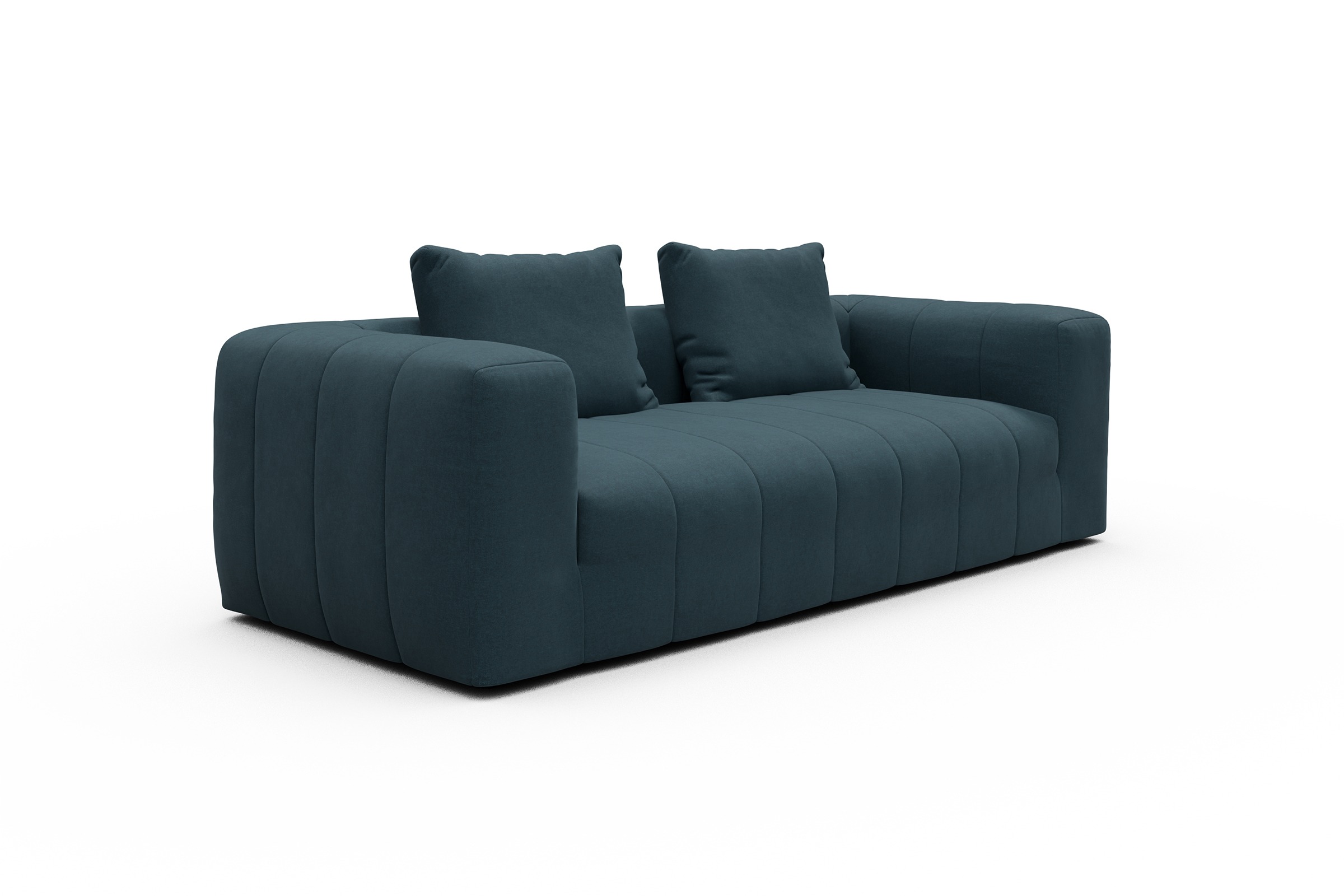 Sofa Hugo 3-Sitzer Satya-Indigo