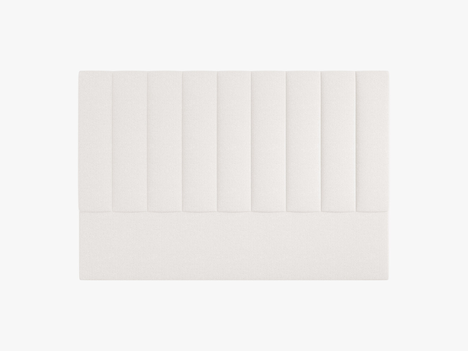 Micadoni Marl Polster-Kopfteil Chenille Eden Helles Beige 180x120