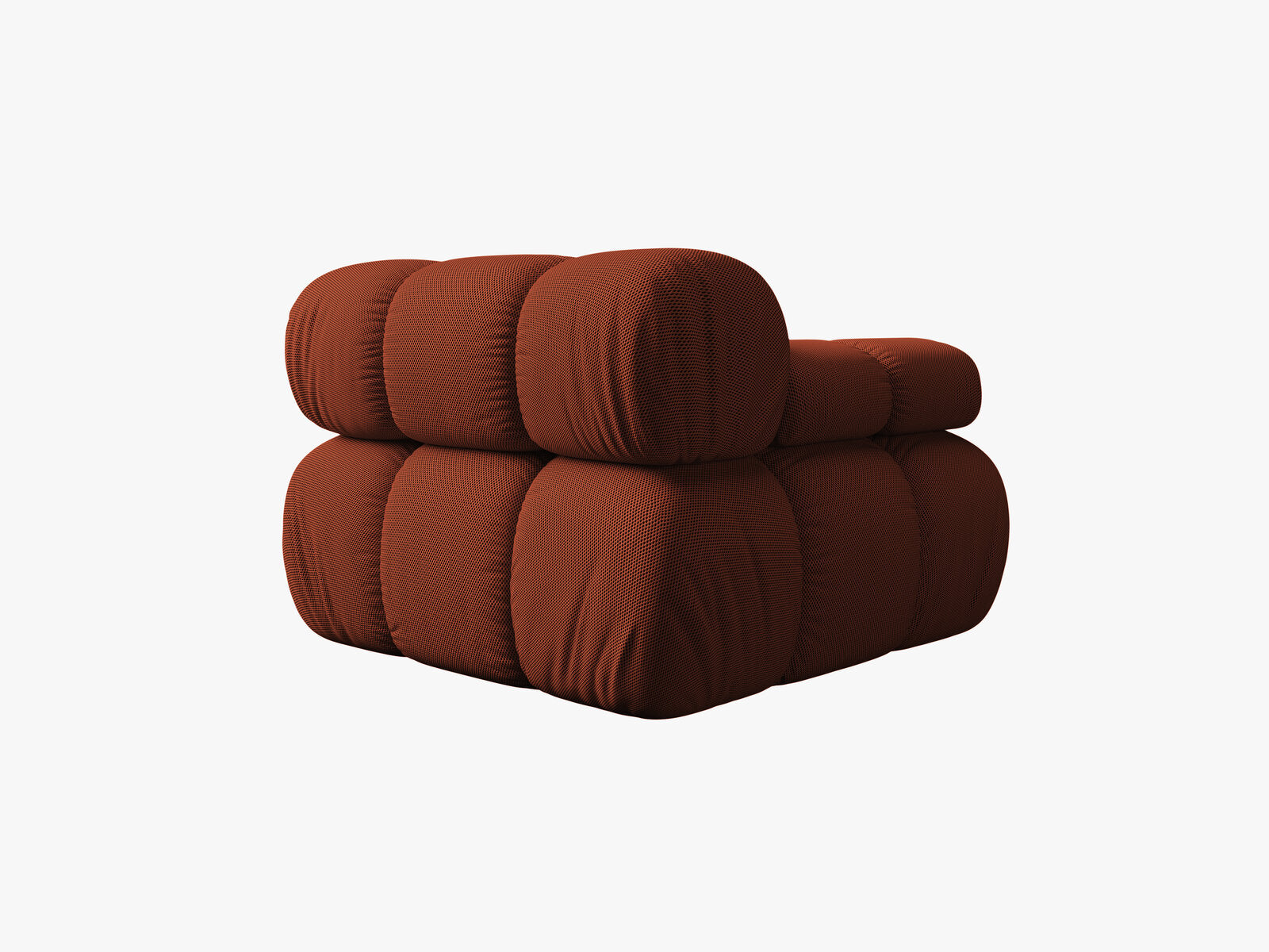 Micadoni Eckmodul Bellis Links 3D-Stoff Sonic Ziegel