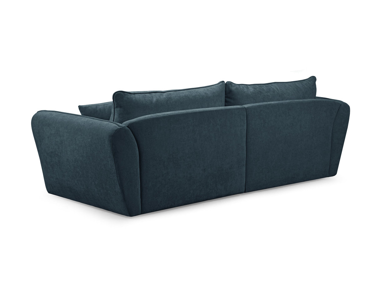 Bobochic Luigi Ecksofa Strukturstoff Blau Ecke links