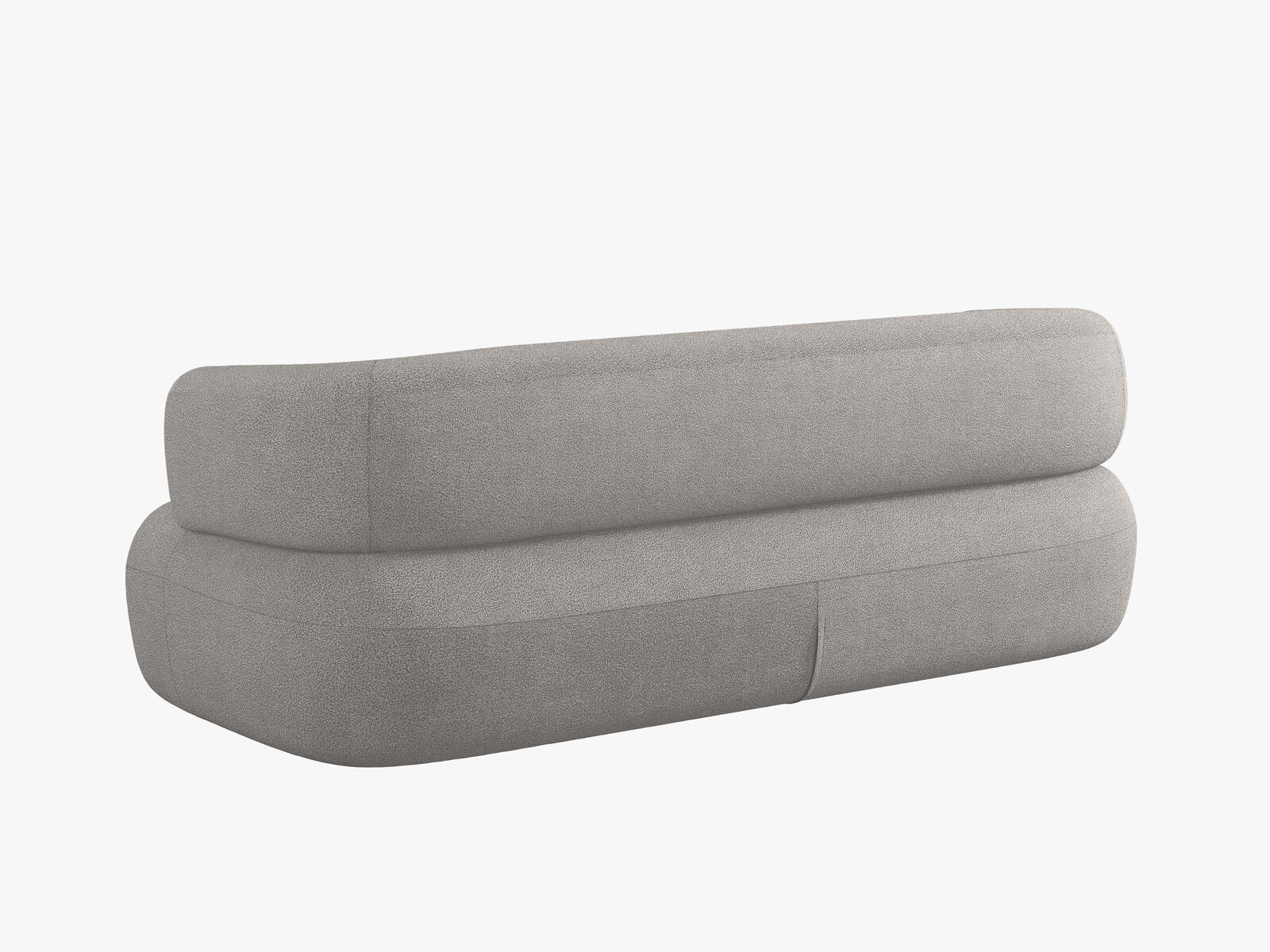 Micadoni Sofa Jenny 2-Sitzer Boucle Now or Never Hellgrau