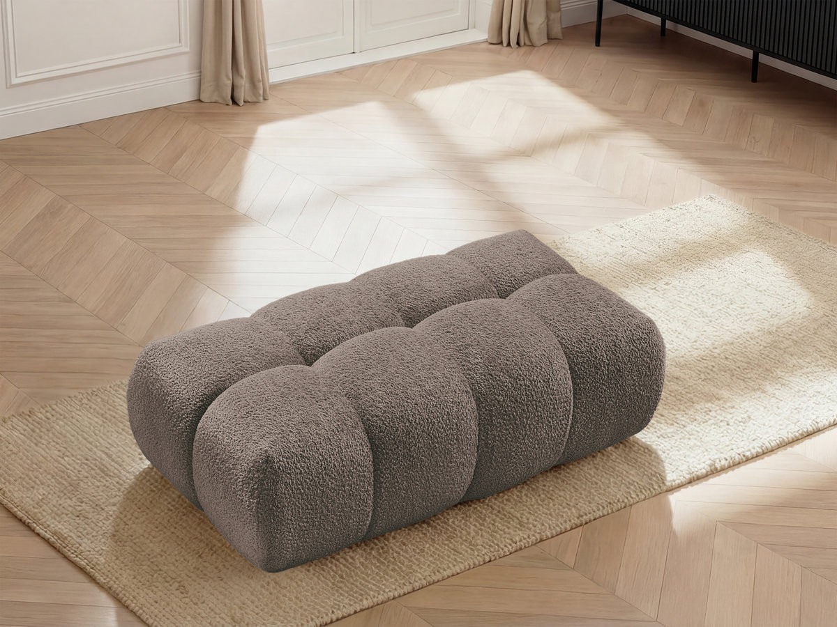 Bobochic Jaya Pouf Chenille Taupe