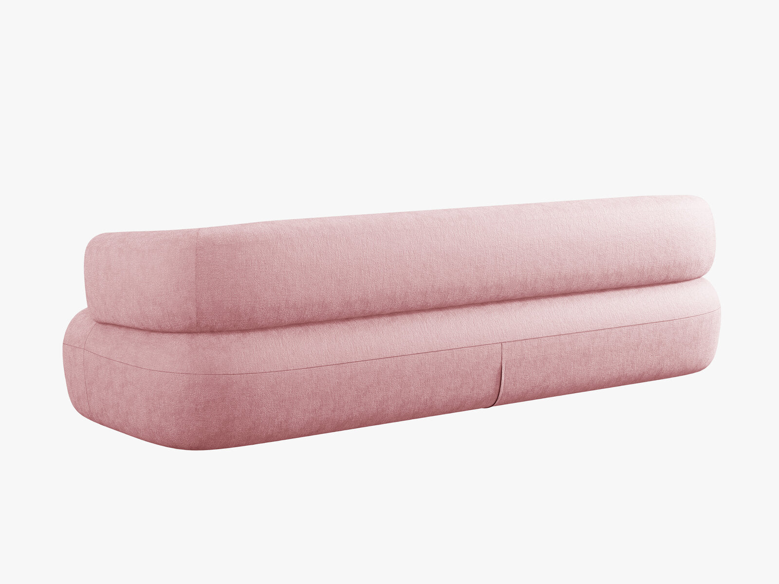 Micadoni Sofa Jenny 3-Sitzer Chenille Perfect Harmony Rosa