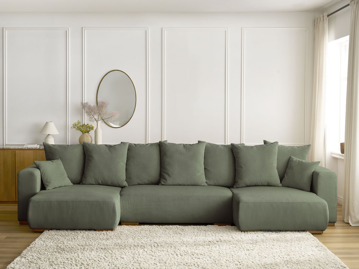 Bobochic Sidonie Wohnlandschaft Cordsamt Grün