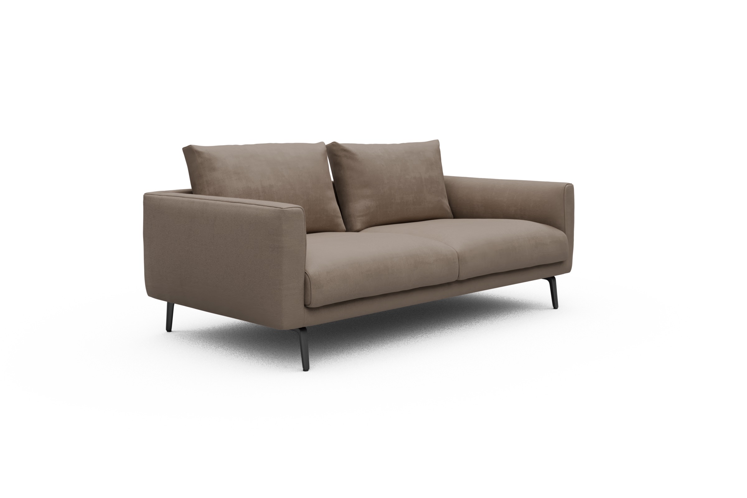 Sofa Karl 2-5-Sitzer Cordufine-Biege