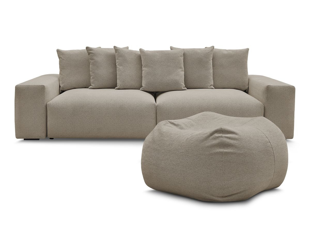 Melange-Stoff · Taupe