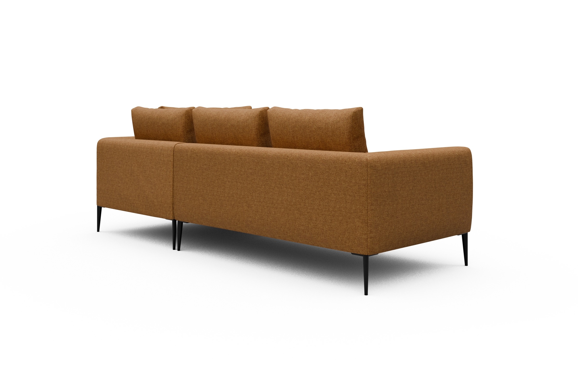 Ecksofa Paul Relax-Ecke rechts mit 2-Sitzer Sama-Cur