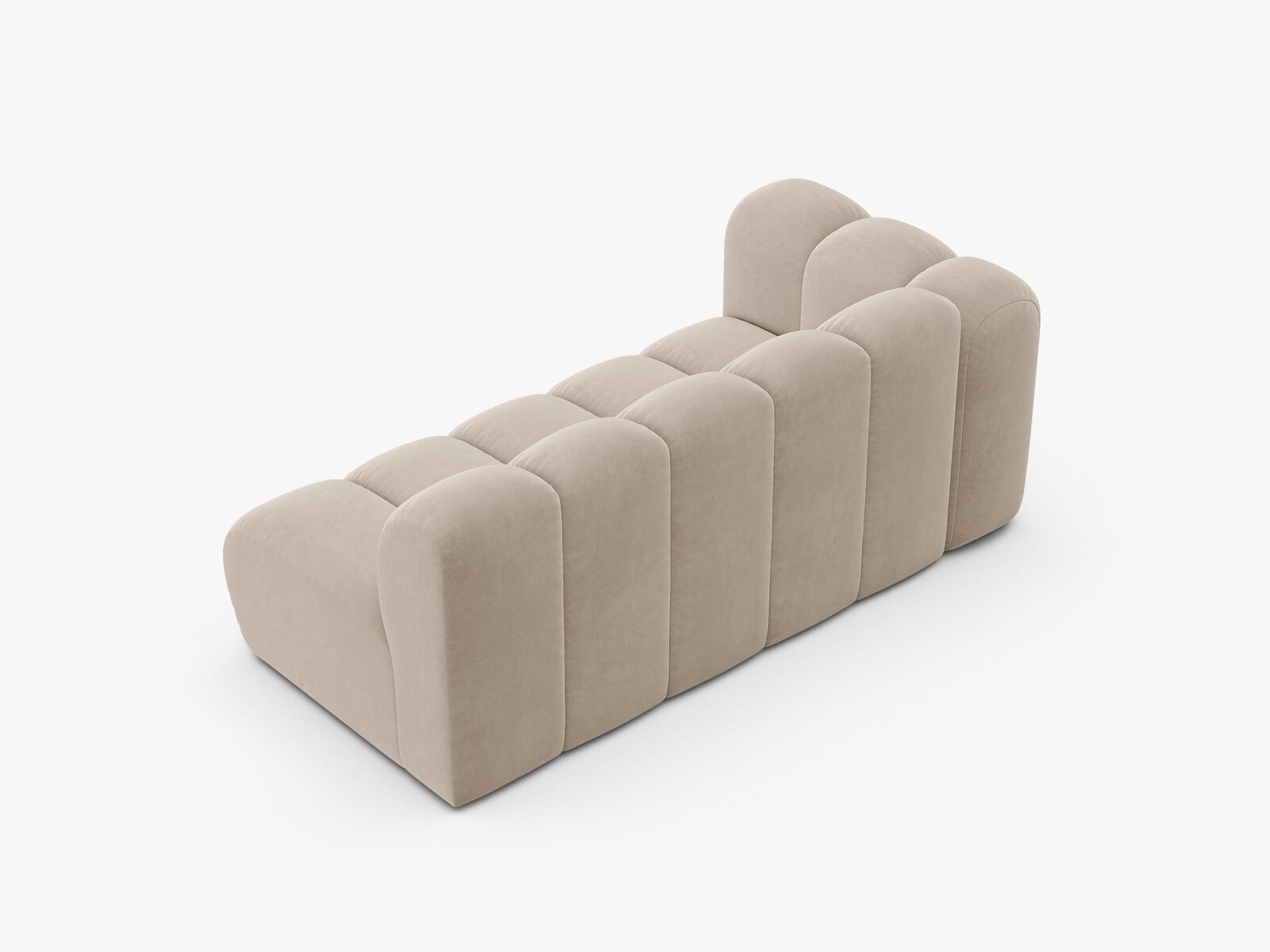Micadoni Modul Lupine 3-Sitzer Samt Salvador Beige Links
