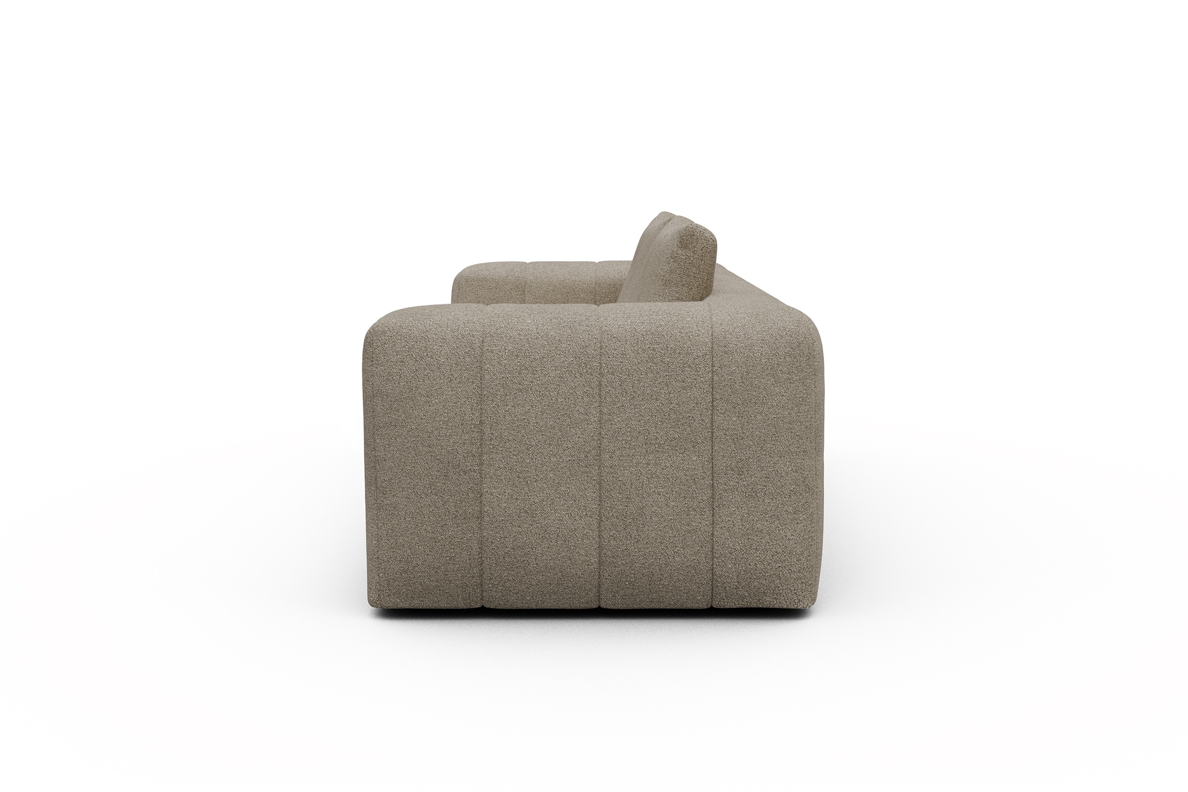Sofa Hugo 3-Sitzer Boucle-Belge