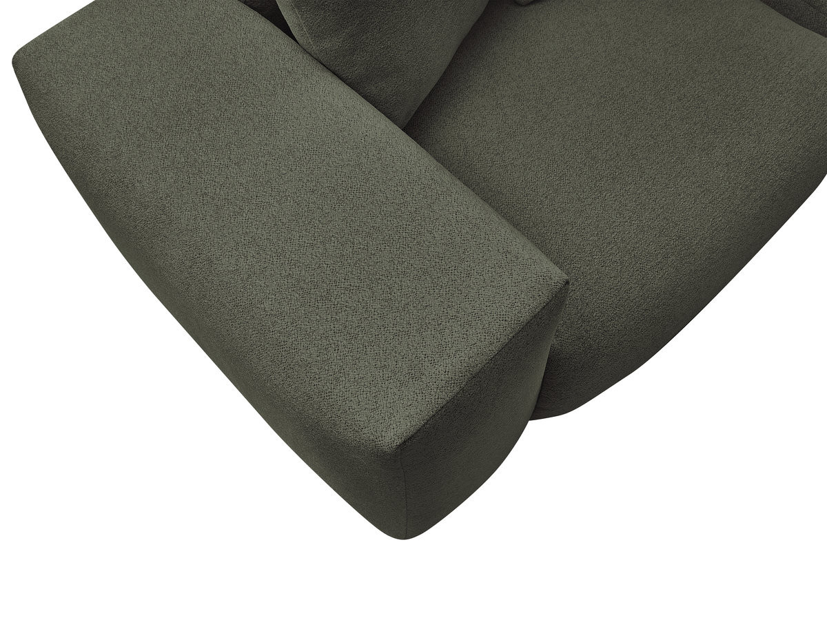 Bobochic Voltaire Sofamodul 2-Sitzer 178 × 100 cm Melange-Stoff Grün Ecke links