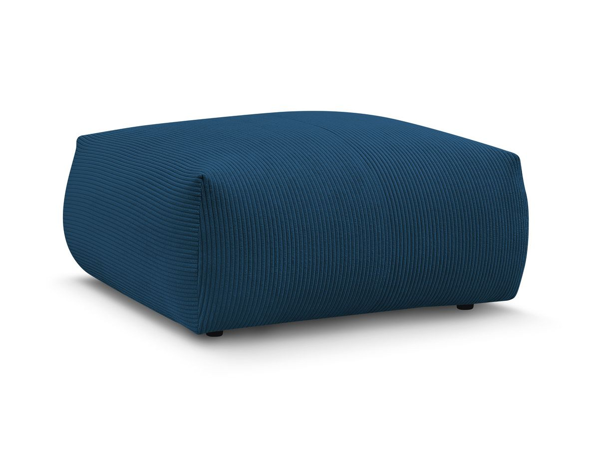 Bobochic Voltaire Pouf 106 × 90 cm Cordsamt Dunkelblau